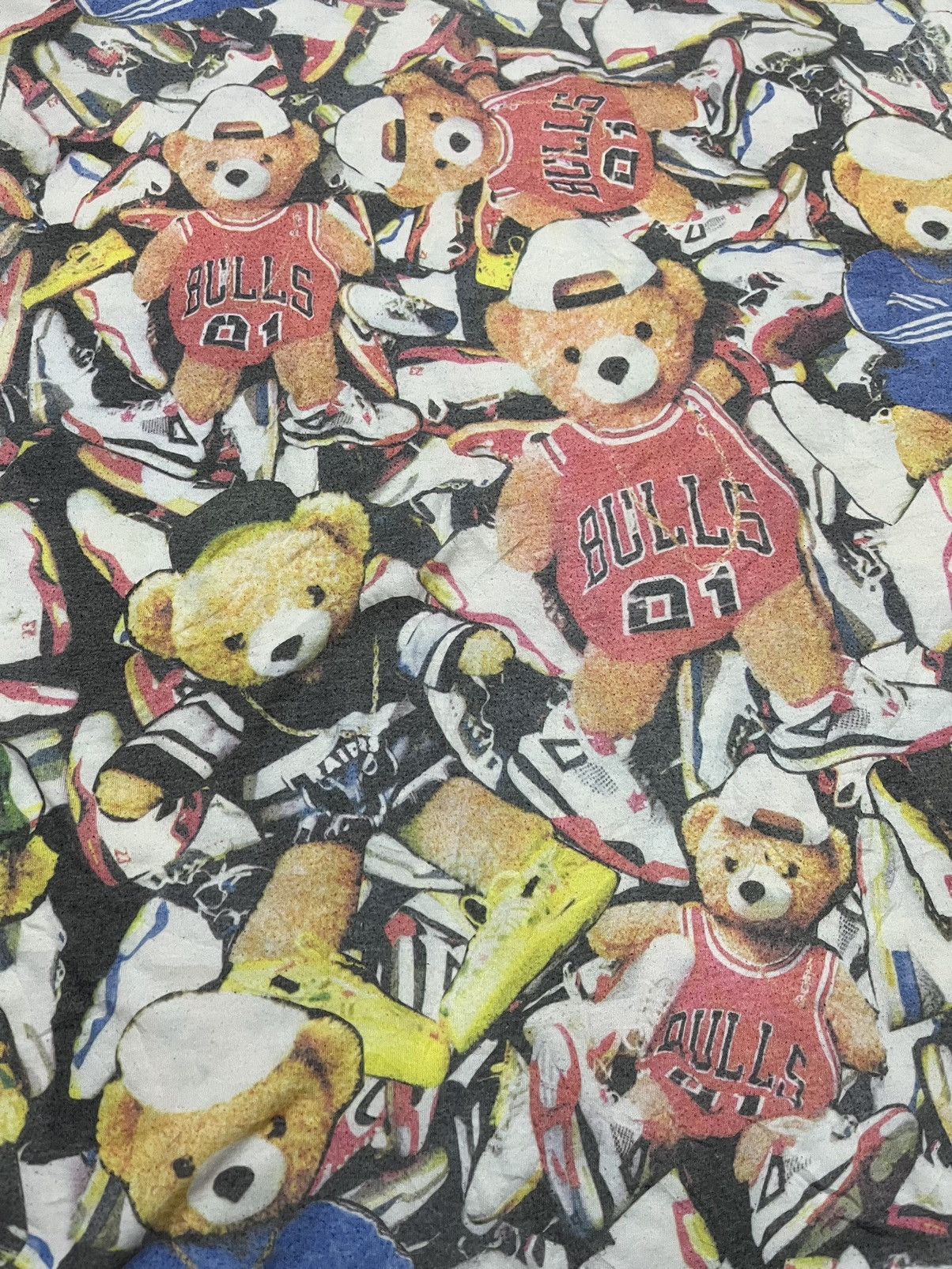 Japanese Brand × Vintage BULLS Overprint Rare Design Shirt Size US L / EU 52-54 / 3 - 5 Thumbnail
