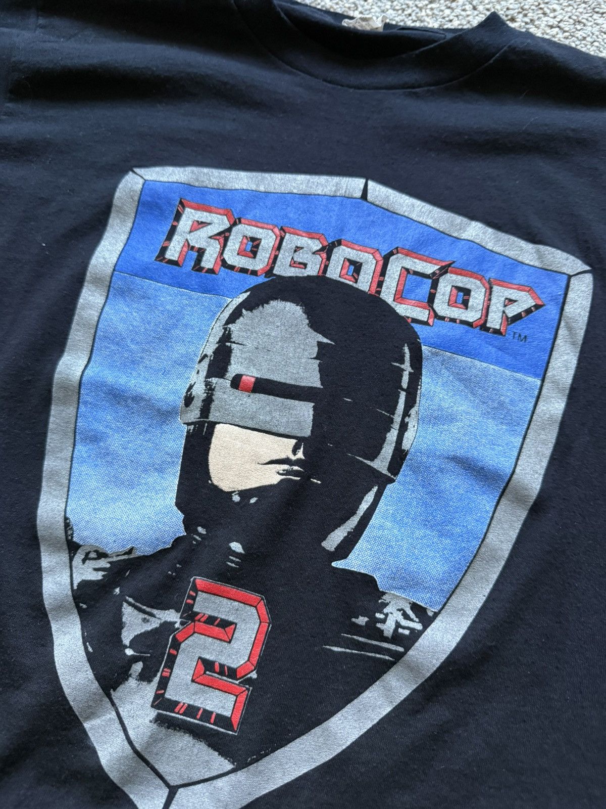 Anvil Vintage RoboCop 2 Movie T-Shirt 1990 Anvil USA Made Black Size US L / EU 52-54 / 3 - 3 Thumbnail