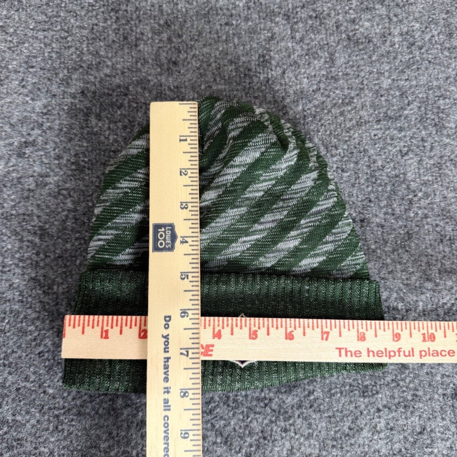 New Era New Era Green Bay Packers NFL Knit Beanie Green Striped Size ONE SIZE - 5 Thumbnail