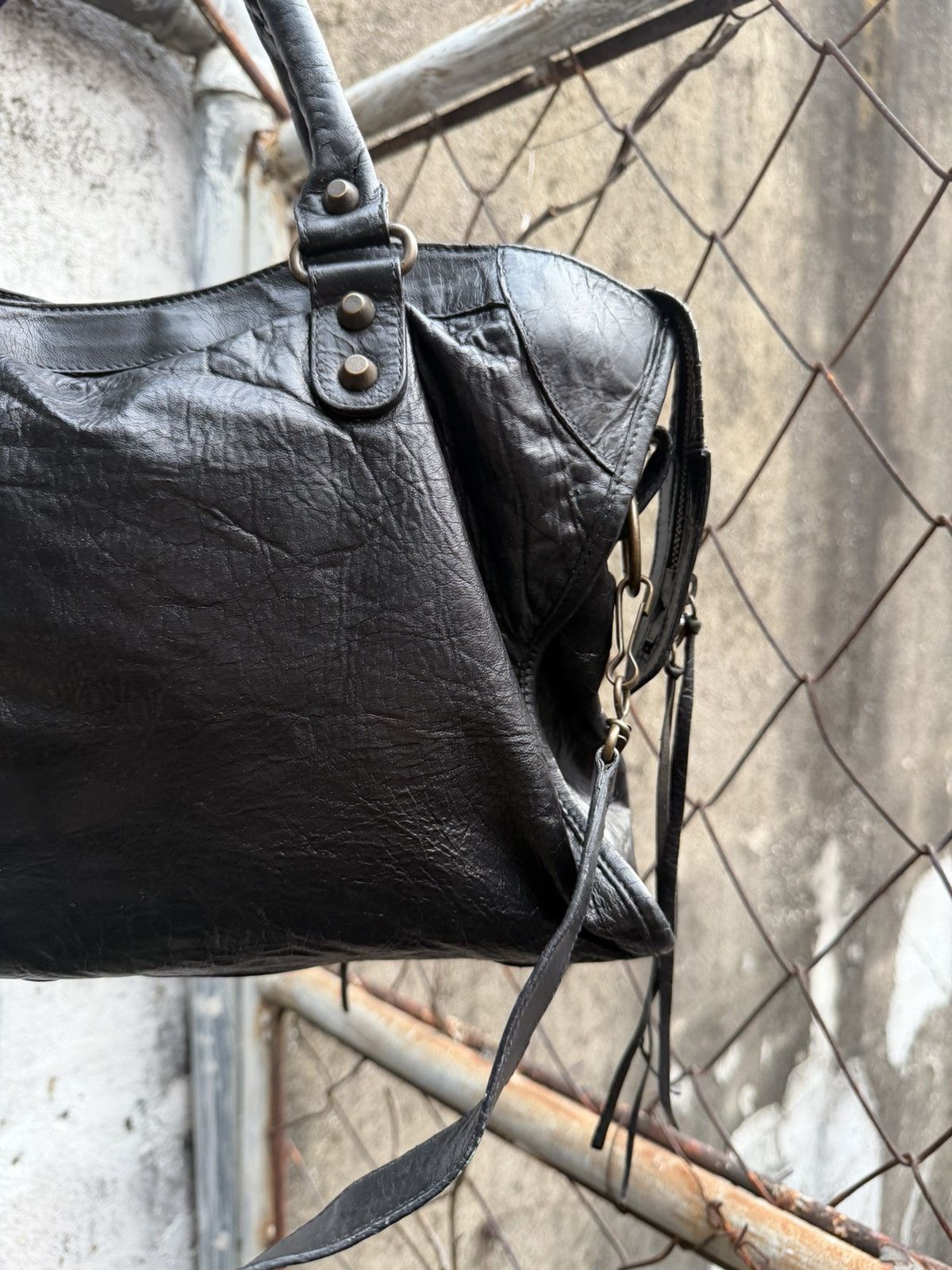 Balenciaga Balenciaga - 2000’s - Classic Motorcycle Le City Bag Black Size ONE SIZE - 6 Thumbnail
