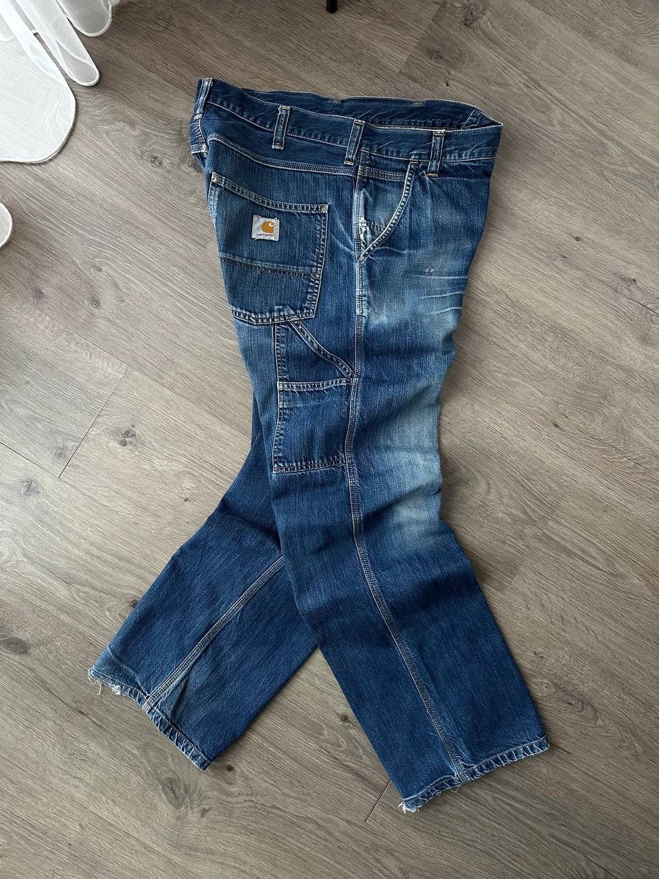 Carhartt × Carhartt Wip × Vintage Vintage Distressed Carhartt Trax Denim Pants Size US 34 / EU 50 - 15 Thumbnail