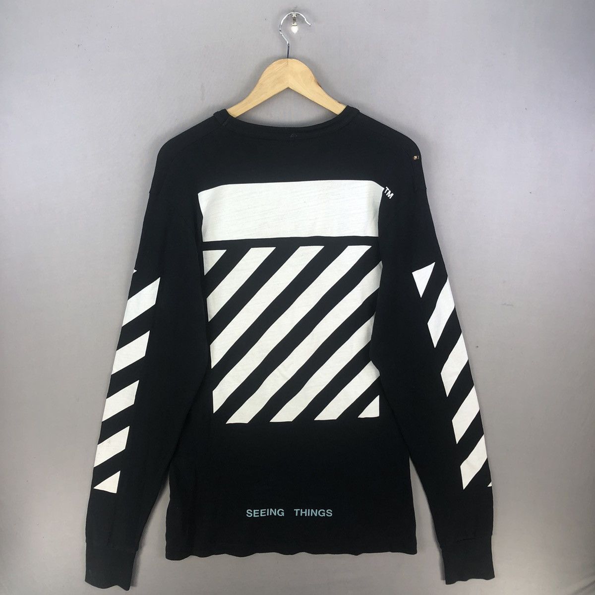 Off-White Off-White F/W 2017 “ Caravaggio Seeing Things “ Long Sleeve Size US S / EU 44-46 / 1 - 16 Thumbnail