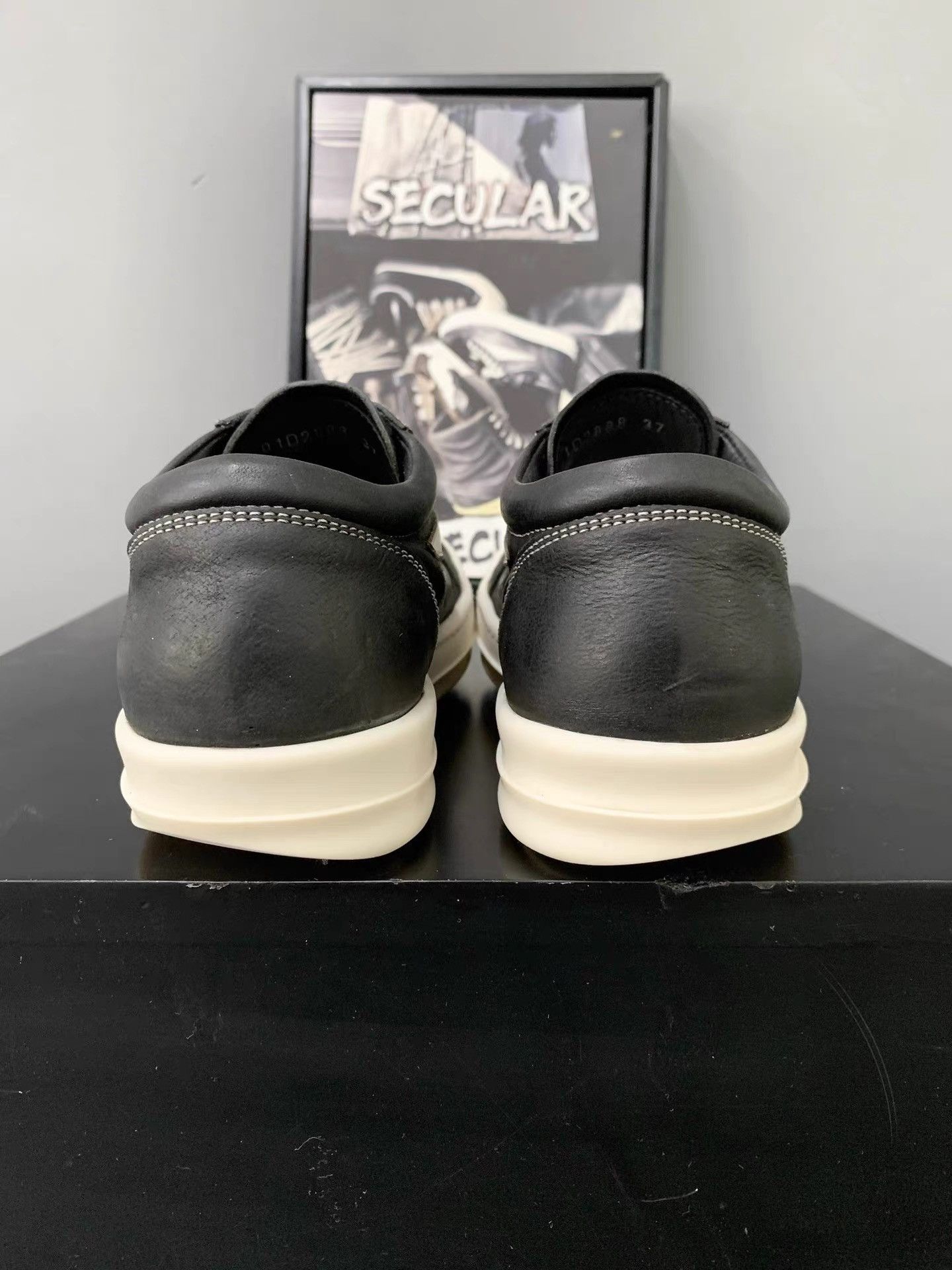 Rick Owens Rick Owens 24SS Main Line Calf Leather Vintage Vans K34 Size US 7 / IT 37 - 7 Thumbnail
