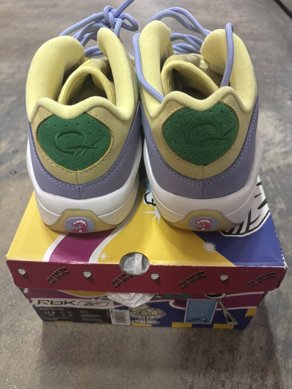 Icecream × Reebok BBC Ice Cream x Question Low Size US 11.5 / EU 44-45 - 10 Thumbnail
