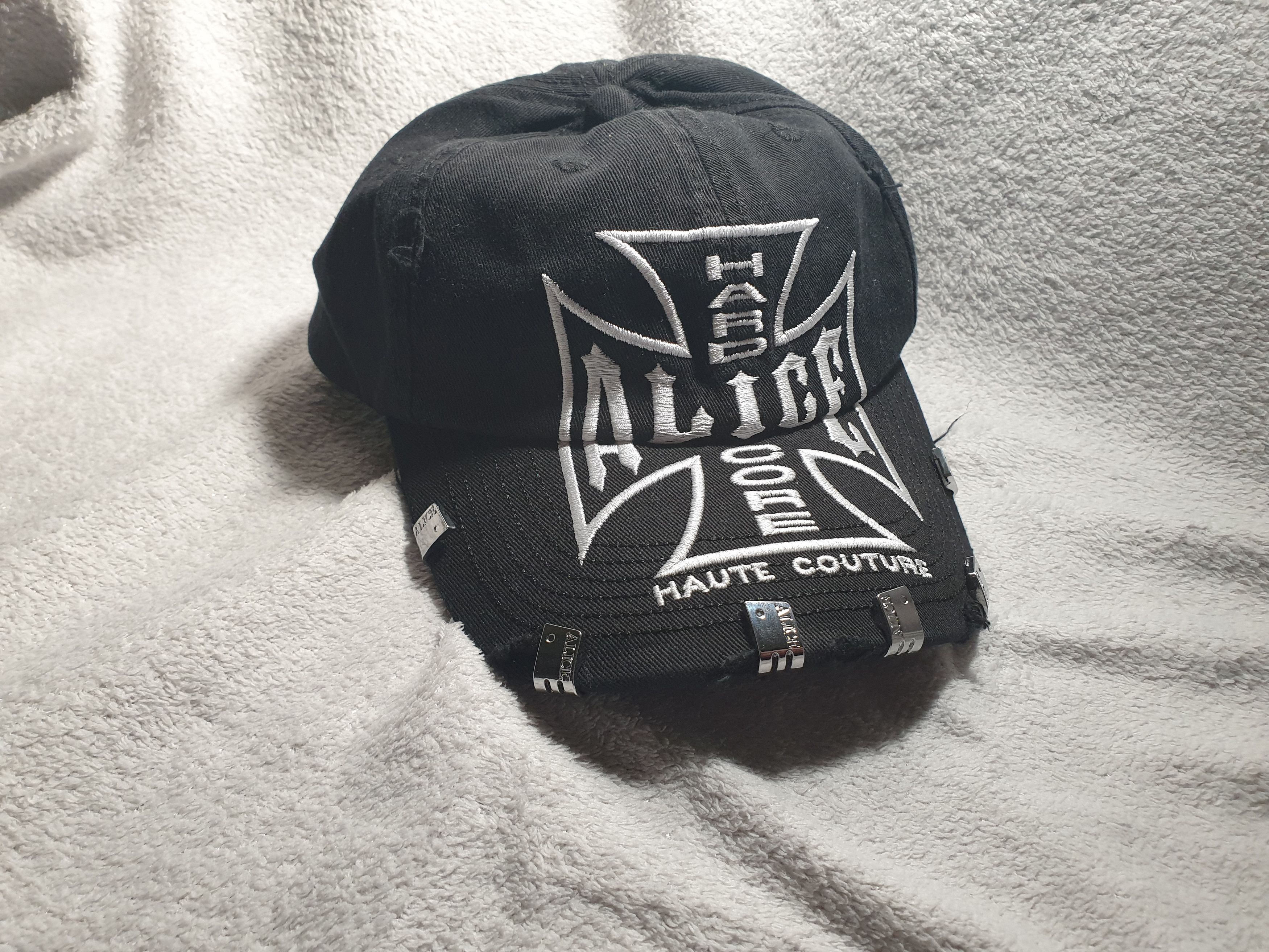 Alice Hollywood ALICE HOLLYWOOD CHOPPER LOGO CAP (BLACK