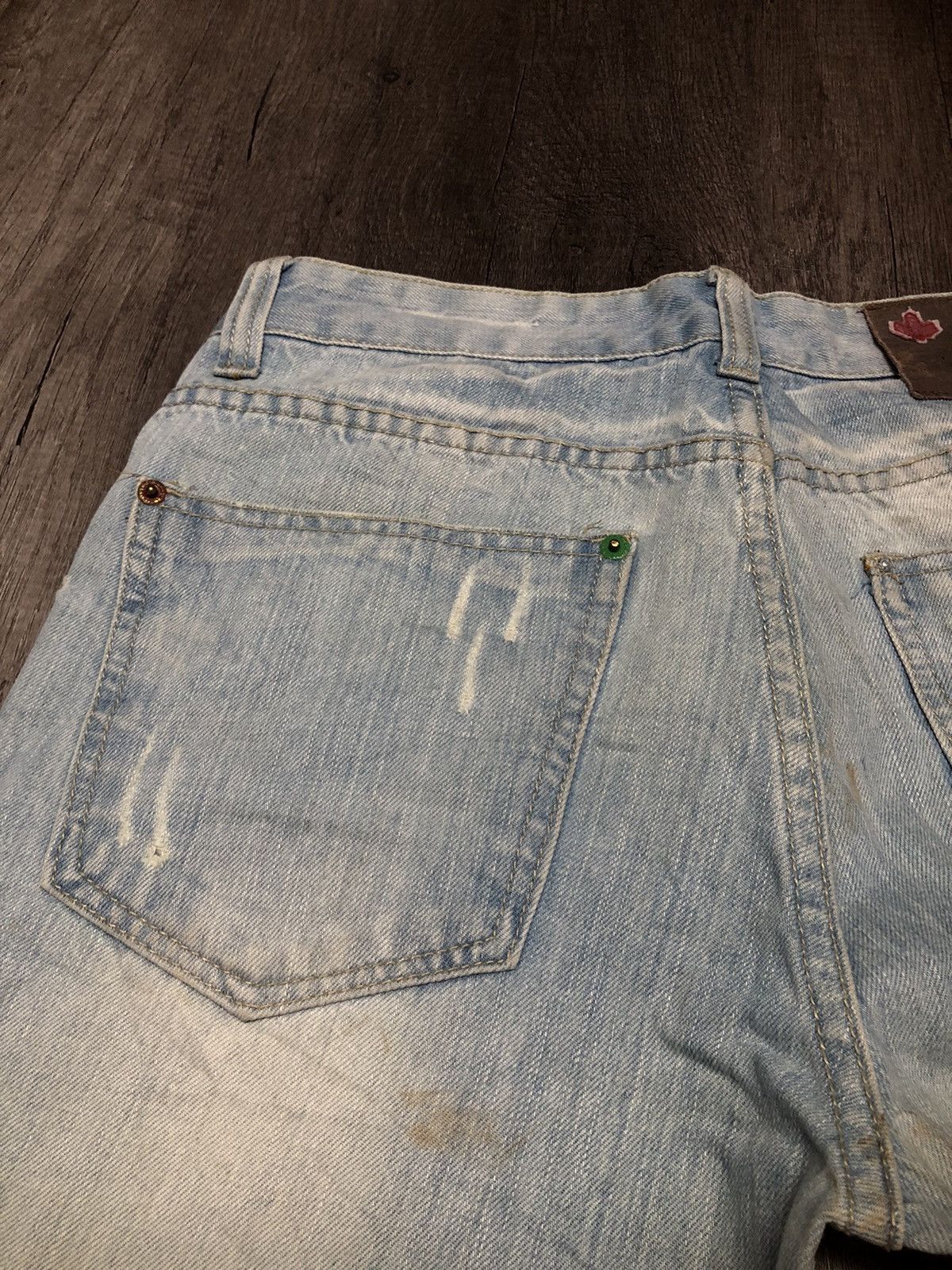 Designer × Dsquared2 × Vintage DSQUARED2 DISTRESSED DENIM JEANS Size US 30 / EU 46 - 17 Thumbnail