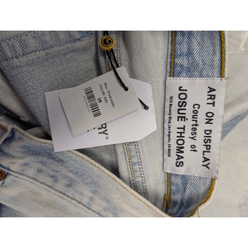Gallery Dept. o1rshd1 Ken Denim Shorts in Indigo Blue Size US 28 / EU 44 - 21 Thumbnail
