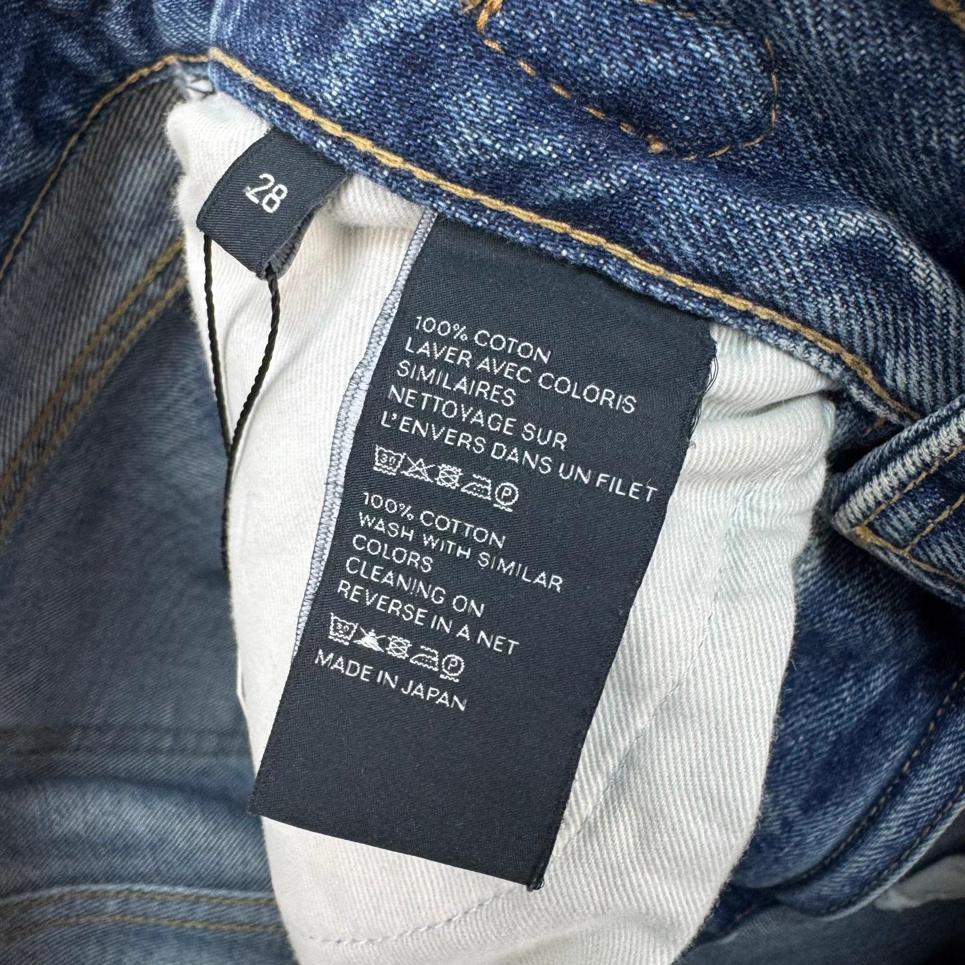 Celine Celine Triomphe GoldChain Washed Jeans W28 99 New Size 28" / US 6 / IT 42 - 6 Thumbnail