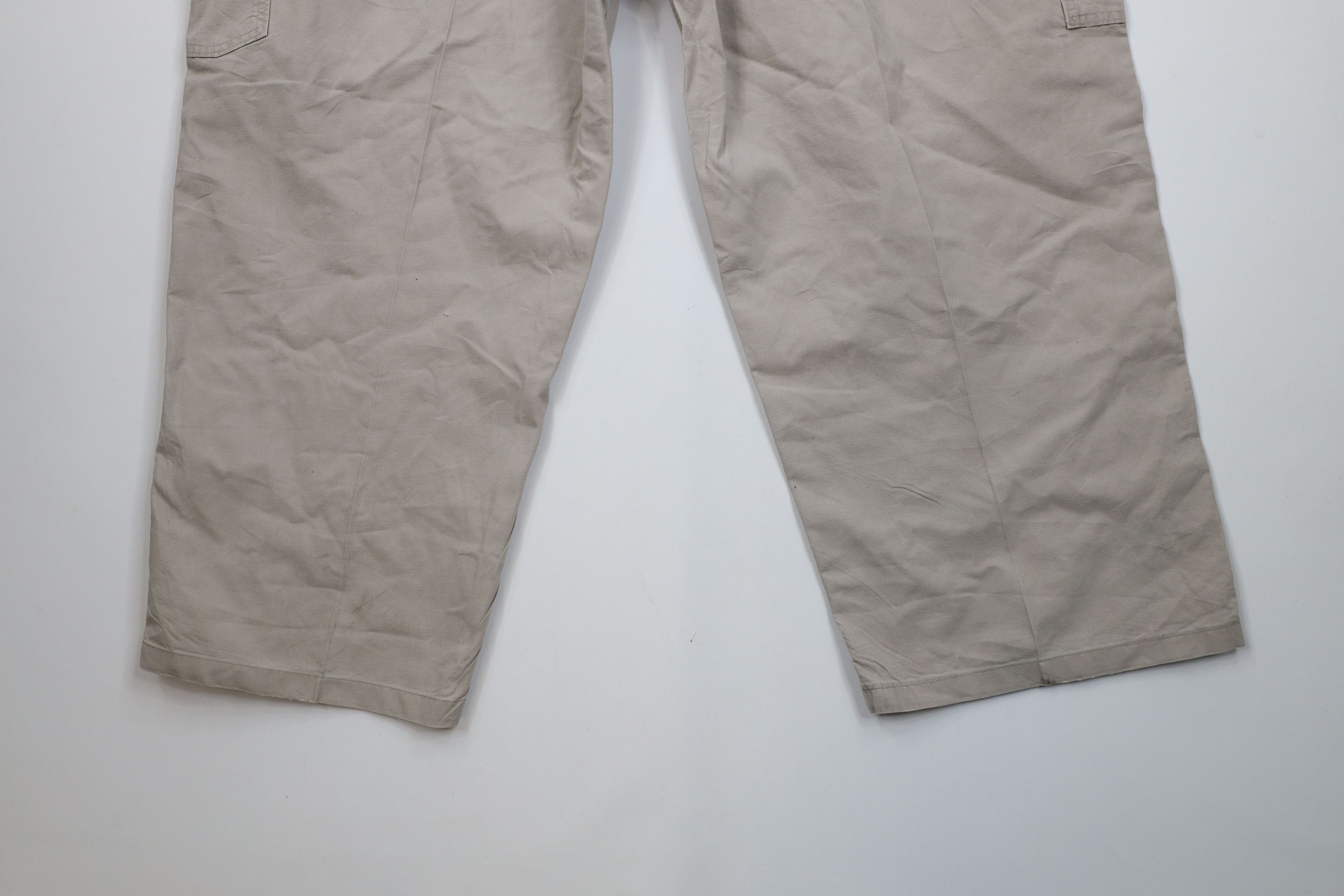 Carhartt × Vintage Vintage Y2K Carhartt Original Fit Wide Leg Pants Beige Tan Size US 44 / EU 60 - 15 Thumbnail