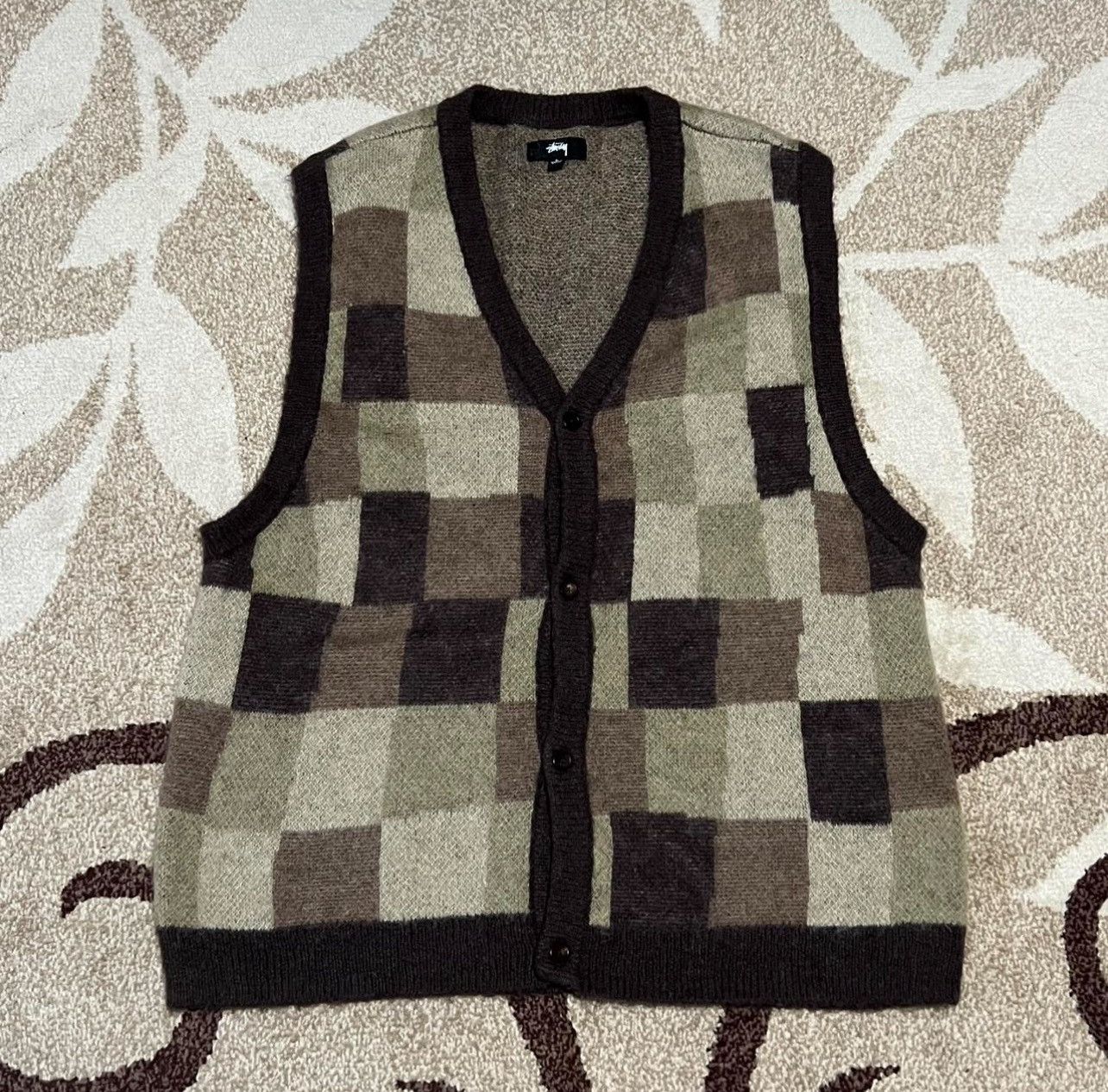 Stussy Stüssy Wobbly Check Sweater Vest | Grailed