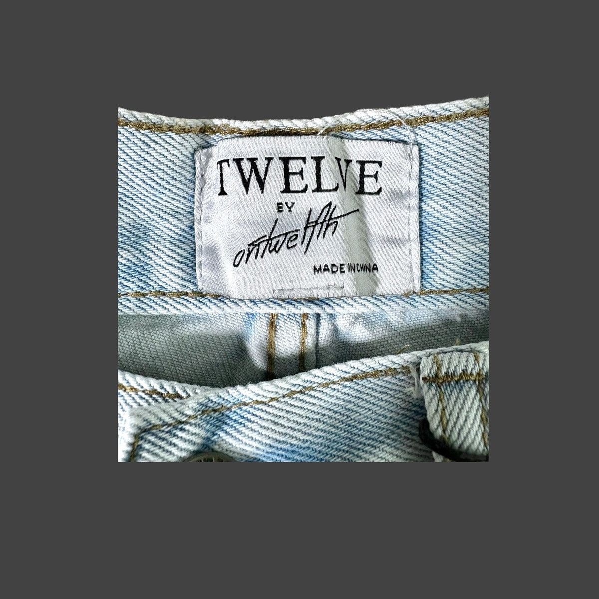 Other On Twelfth Light Indigo Sequin & Fringed Denim Shorts Sz M Size 28" / US 6 / IT 42 - 13 Thumbnail
