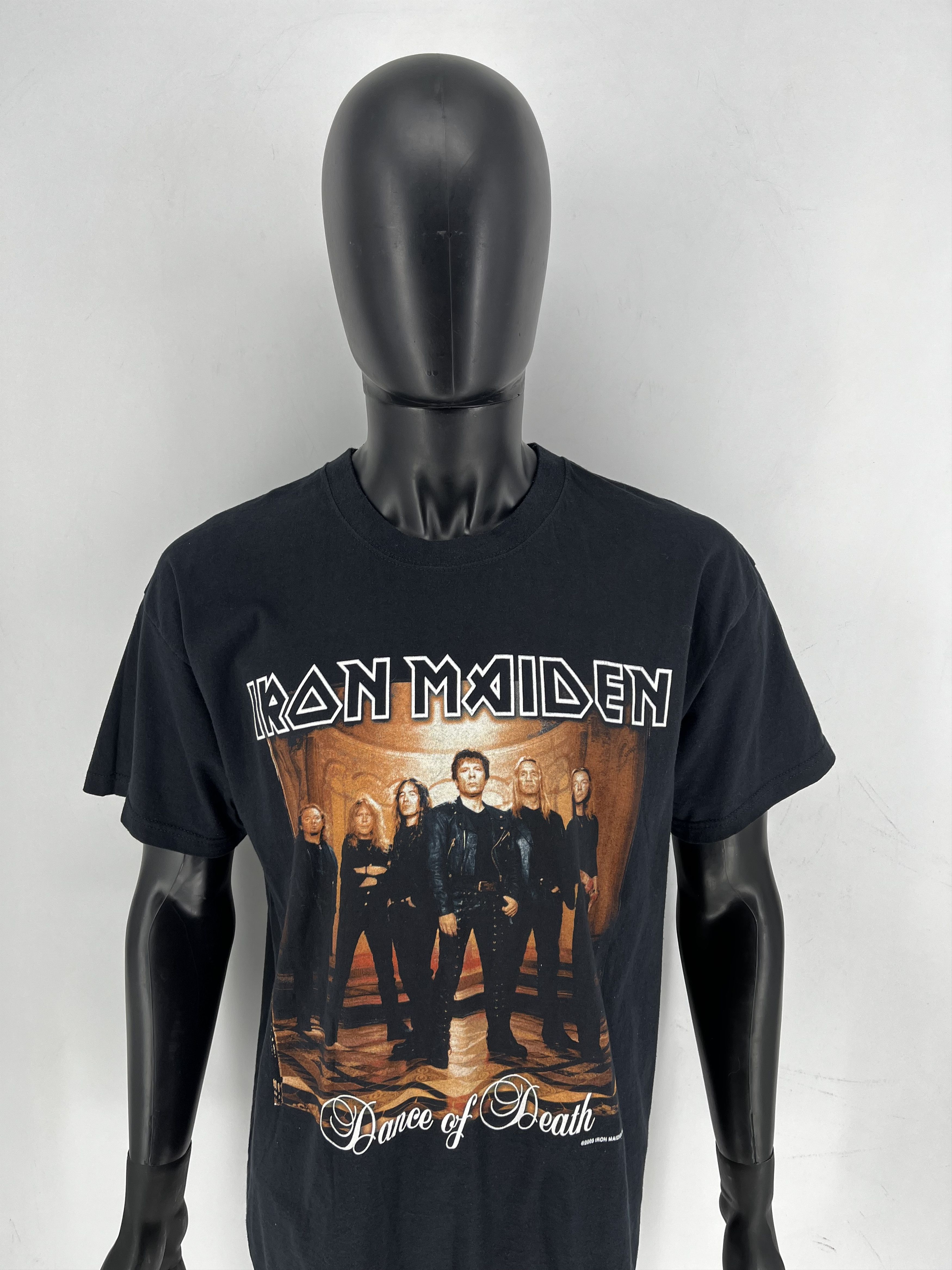 Band Tees Vintage Iron Maiden 2003 Dance of Death T-shirt Size US XL / EU 56 / 4 - 5 Thumbnail