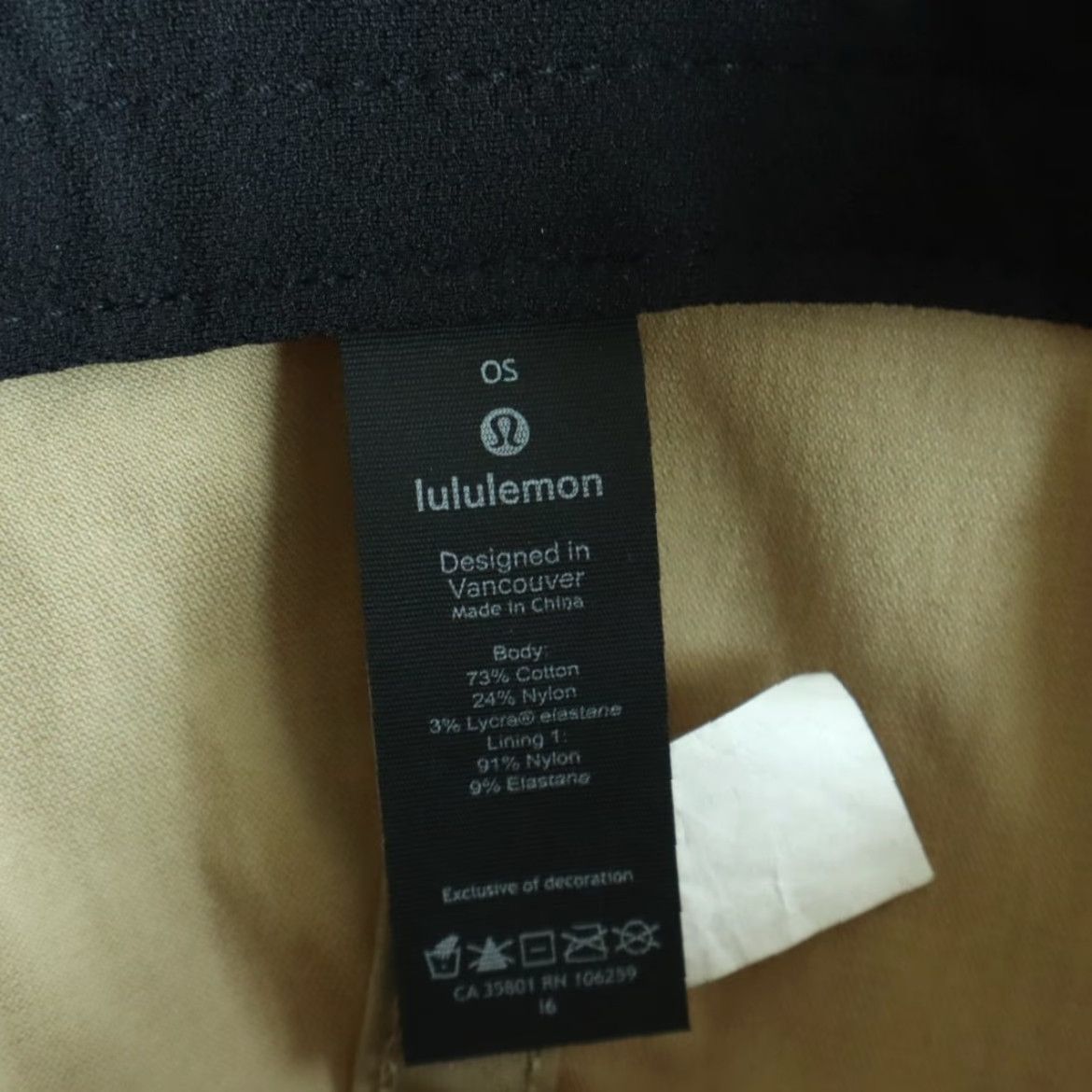 Lululemon Lululemon Golf Hat Mens OS Khaki Woven Snapback Classic Size ONE SIZE - 6 Thumbnail