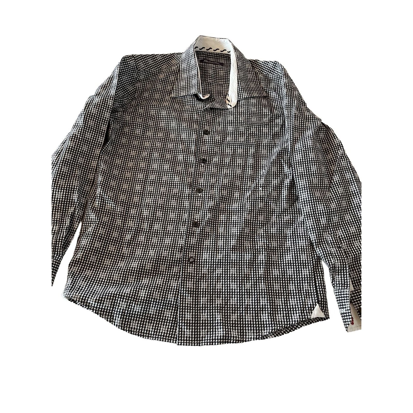 Robert Graham Robert Graham Boys Small 8 Kids Blue Plaid Button Down Shirt Size US S / EU 44-46 / 1 - 1 Thumbnail