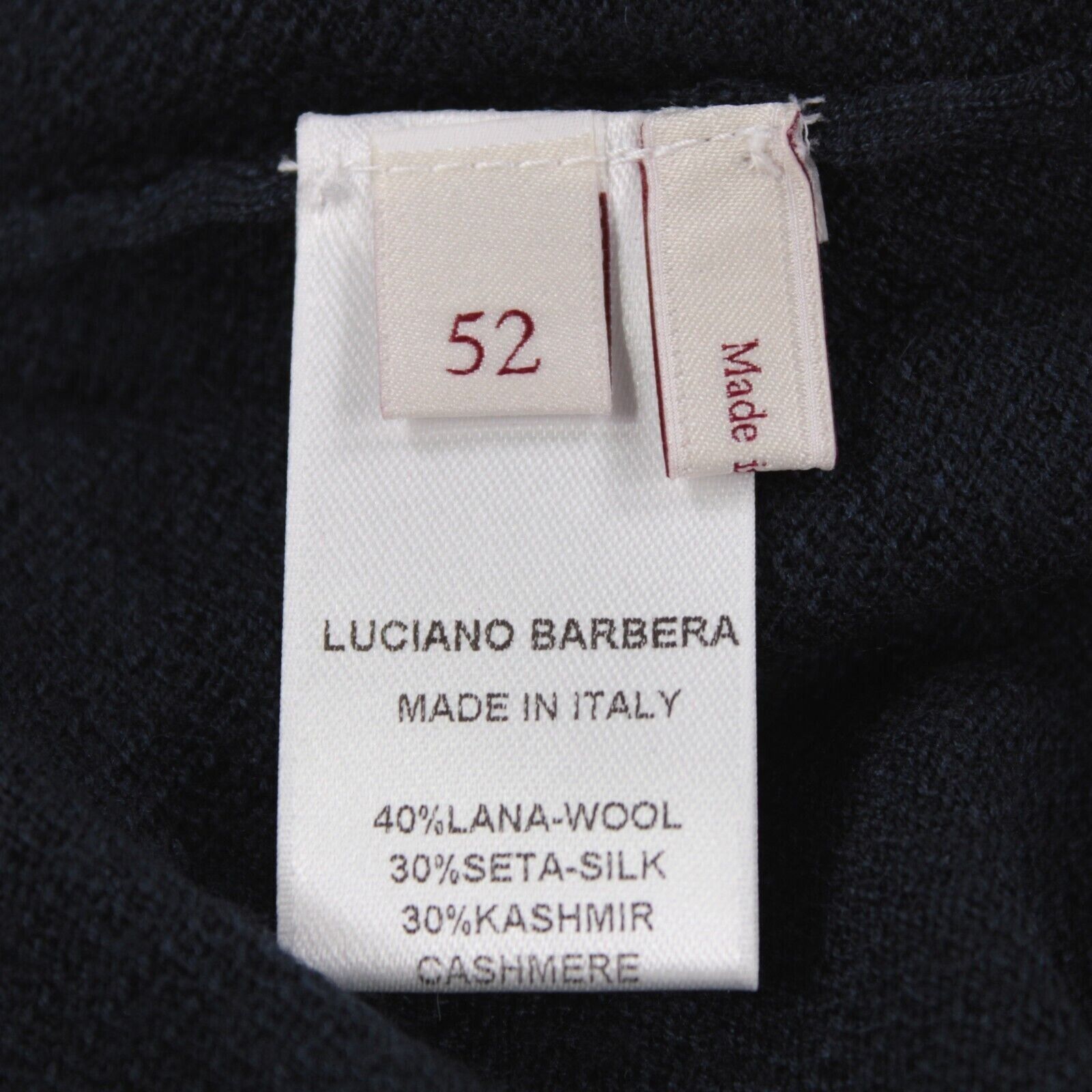 Luciano Barbera Luciano Barbera Sweater Size US L in Blue Size US L / EU 52-54 / 3 - 3 Thumbnail