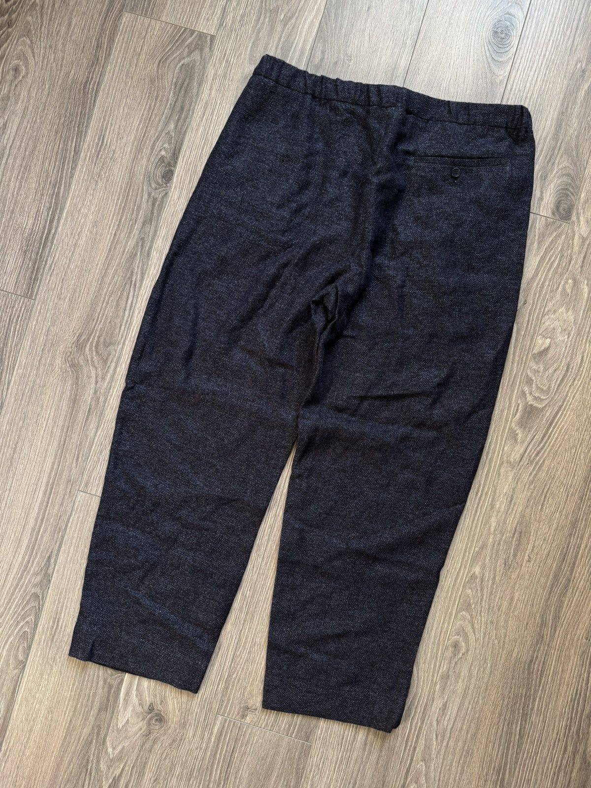 Other ED UNLINED HEAVY COTTON DRAWSTRING TROUSERS Midnight Blue Size US 34 / EU 50 - 7 Thumbnail