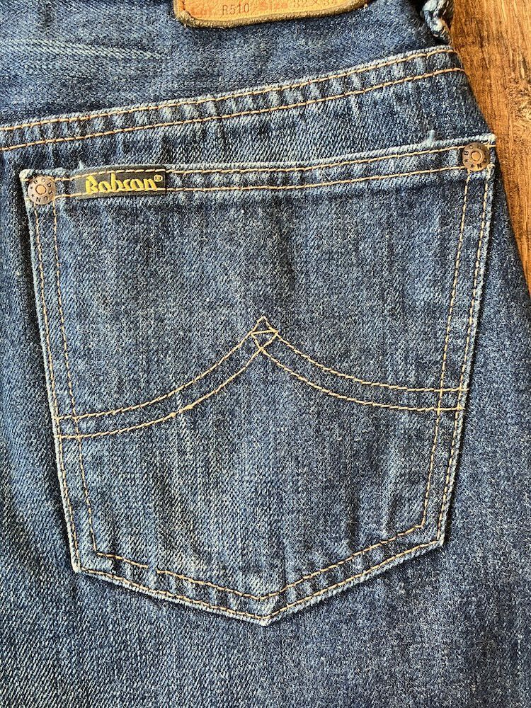 Japanese Brand BOBSON R510 W31 x L34 90's reissue Selvedge Jeans Size US 31 - 12 Thumbnail