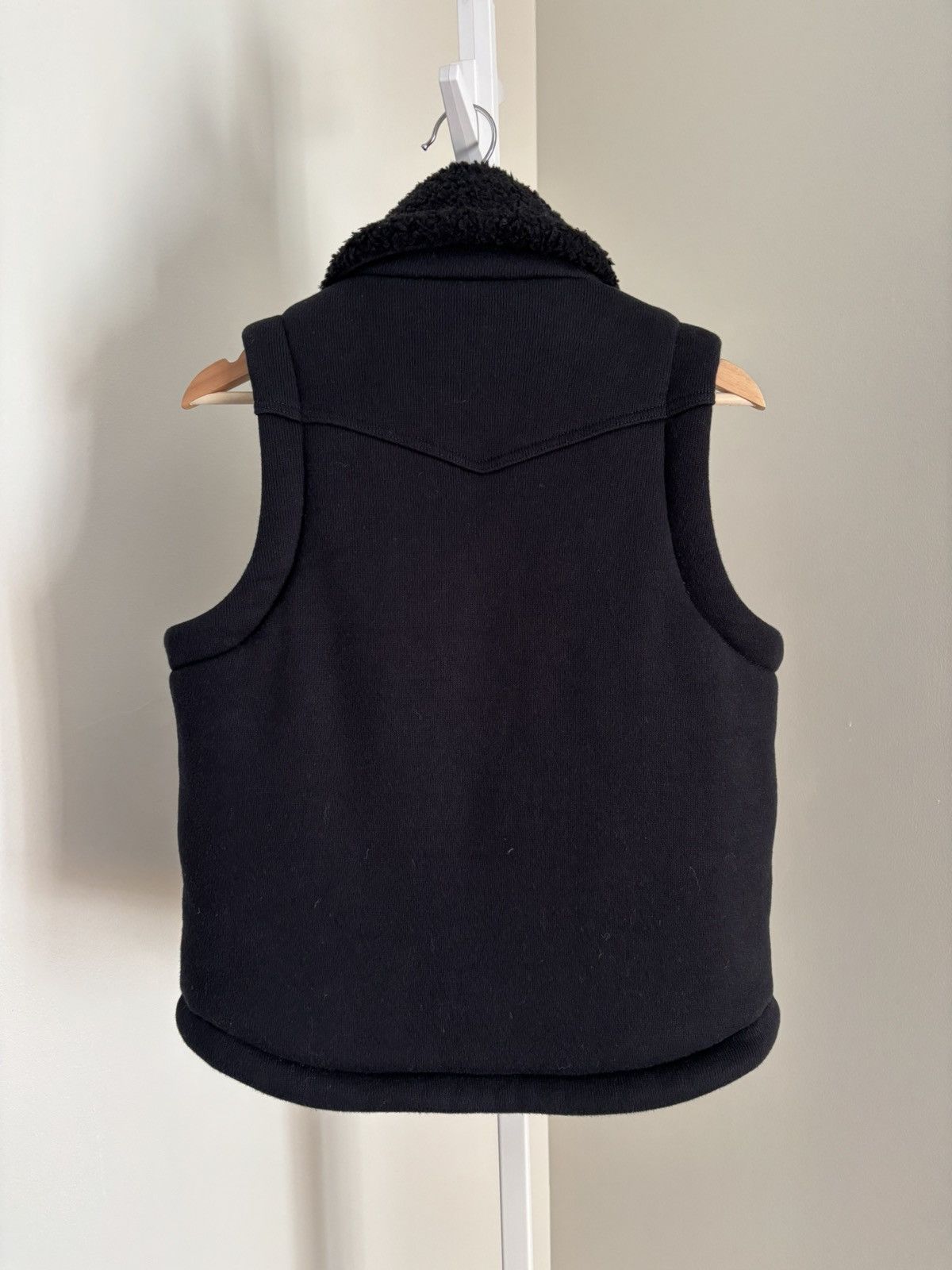 Blue Blue Japan Blue Blue Japan men's black cotton gilet made in Japan Size US S / EU 44-46 / 1 - 2 Thumbnail