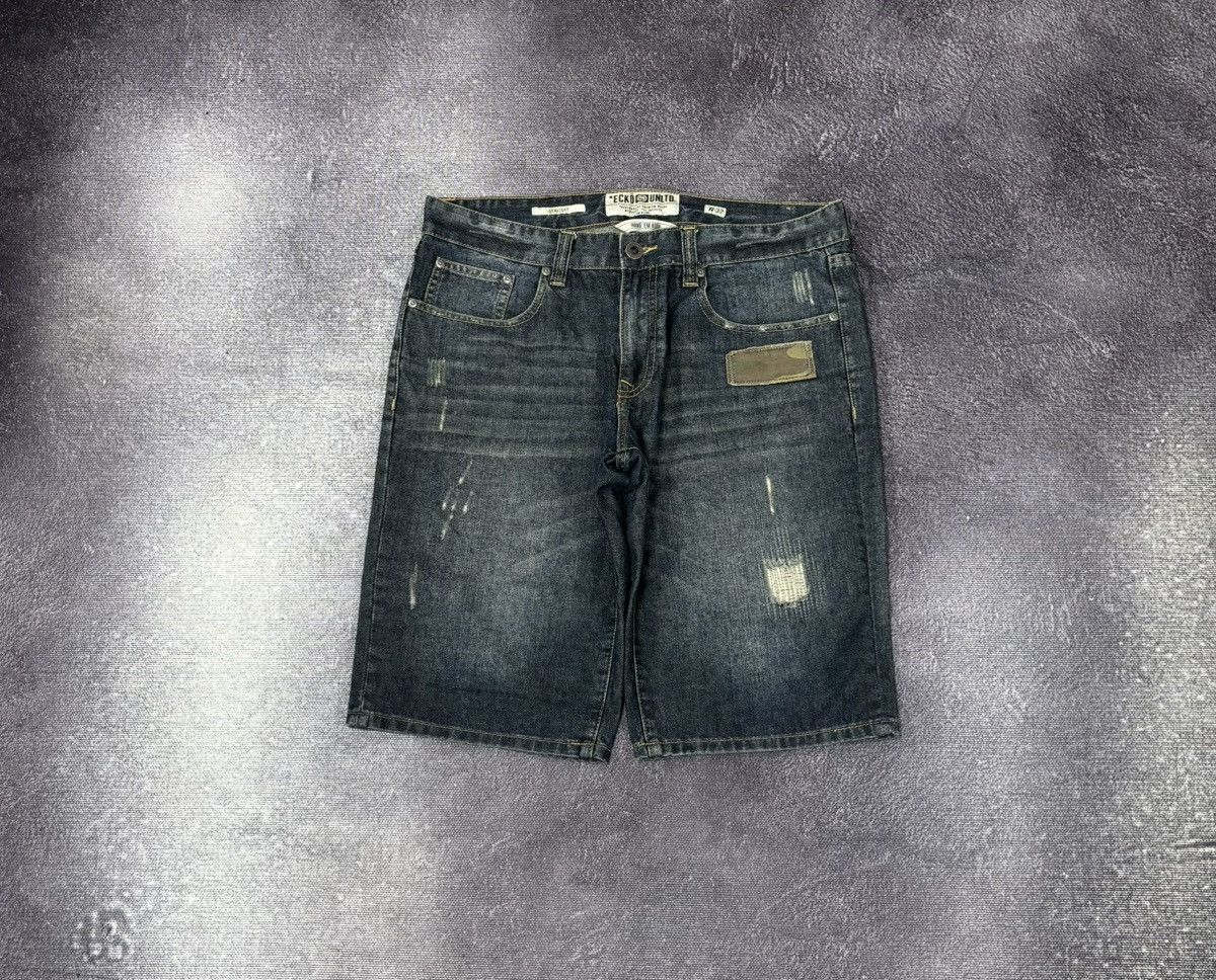 Ecko Unltd. Vintage Ecko Unltd Y2K Skate Hype Baggy Denim Shorts Size US 32 / EU 48 - 2 Thumbnail