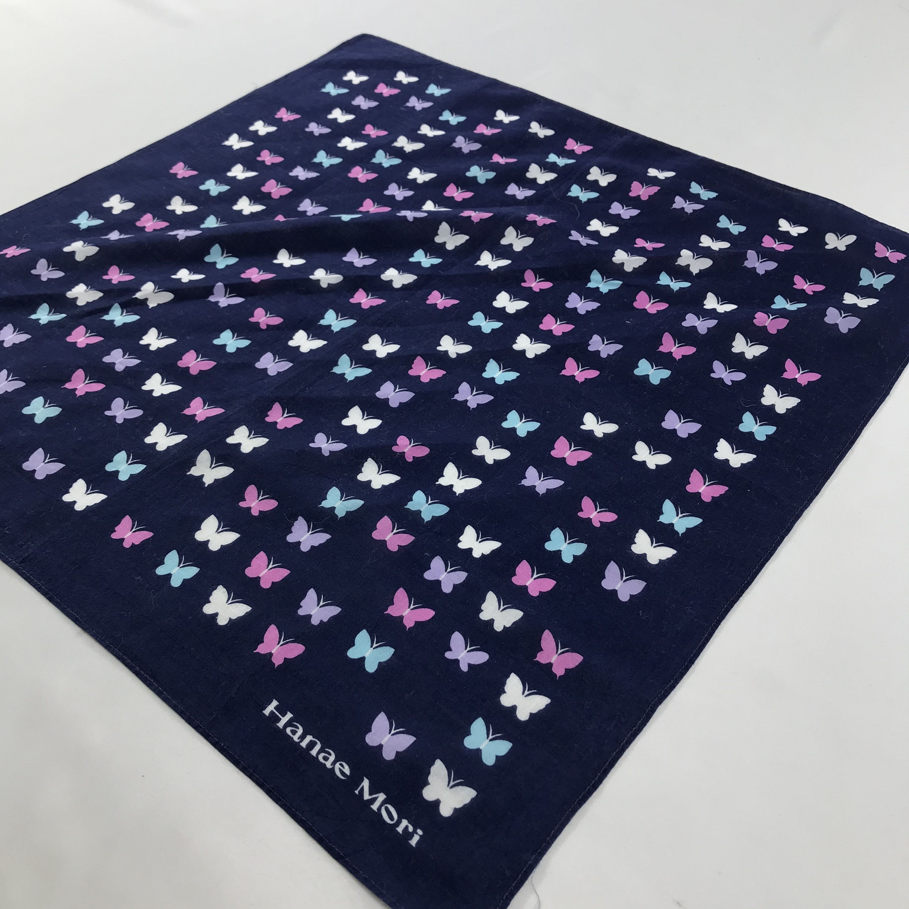 Hanae Mori × Vintage Hanae Mori Bandana / Handkerchief / Neckerchief - S1478 Size ONE SIZE - 2 Thumbnail