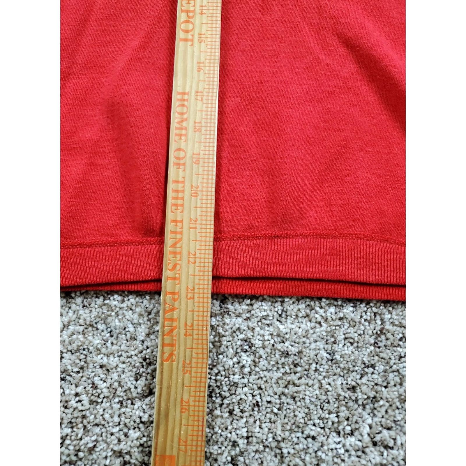 Vintage VINTAGE St. John's Bay Sweatshirt L Men Red Crew Neck 90s USA Pullover Short Sleeve Cotton Polyester Fleece Henley Button Classic Size US L / EU 52-54 / 3 - 7 Thumbnail