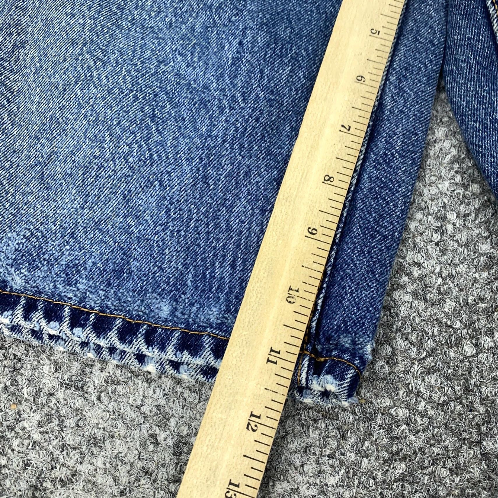 U.S. Polo Assn. US Polo Assn Shorts Mens 33 Blue Denim Carpenter Grunge Distressed Y2K Skate Size US XS / EU 42 / 0 - 5 Thumbnail