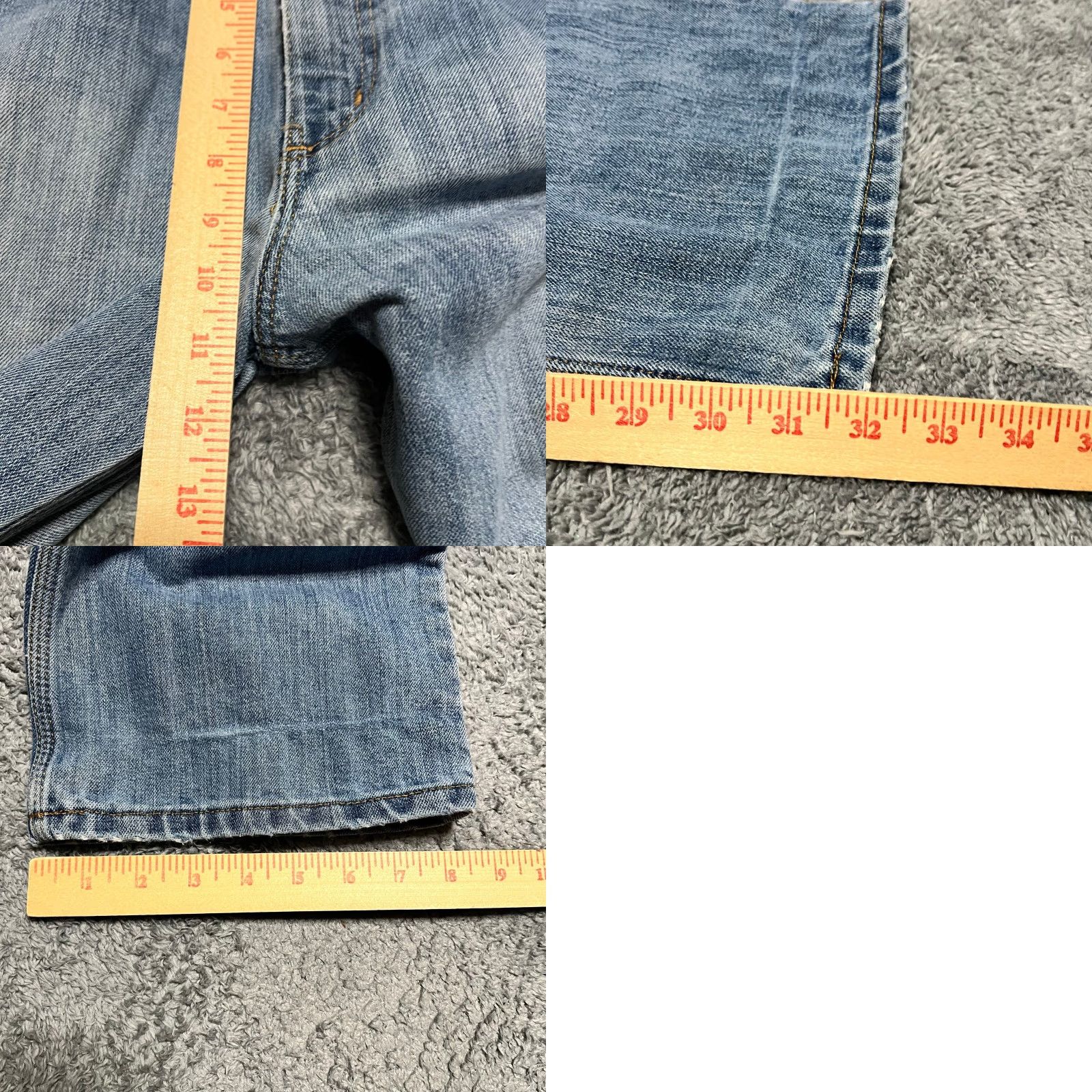 Carhartt Carhartt Jeans Mens 34 x34 Relaxed Straight Distressed Work Blue Pants Mens 34x34 Blue Straight Jeans Carhartt Workwear Jeans Mens Distressed Blues Size US 34 / EU 50 - 8 Thumbnail