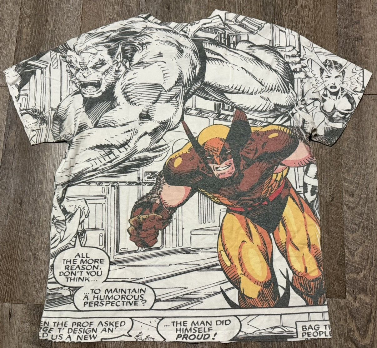 Marvel Comics Marvel Comics Vintage Wolverine AOP Shirt size Large Size US L / EU 52-54 / 3 - 3 Thumbnail