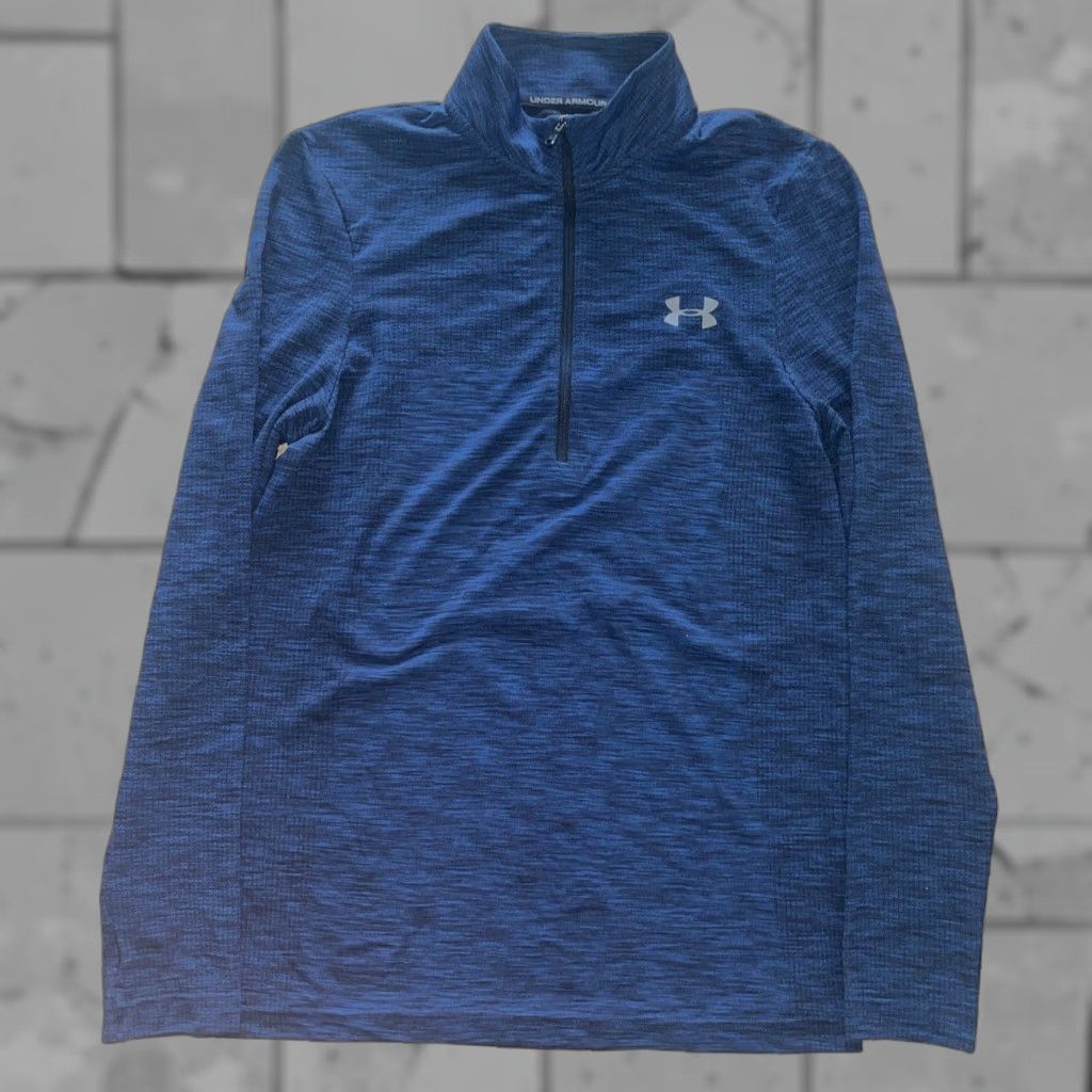Under Armour Under Armour Blue Half Zip Pullover Mens Size S Size US S / EU 44-46 / 1 - 1 Thumbnail