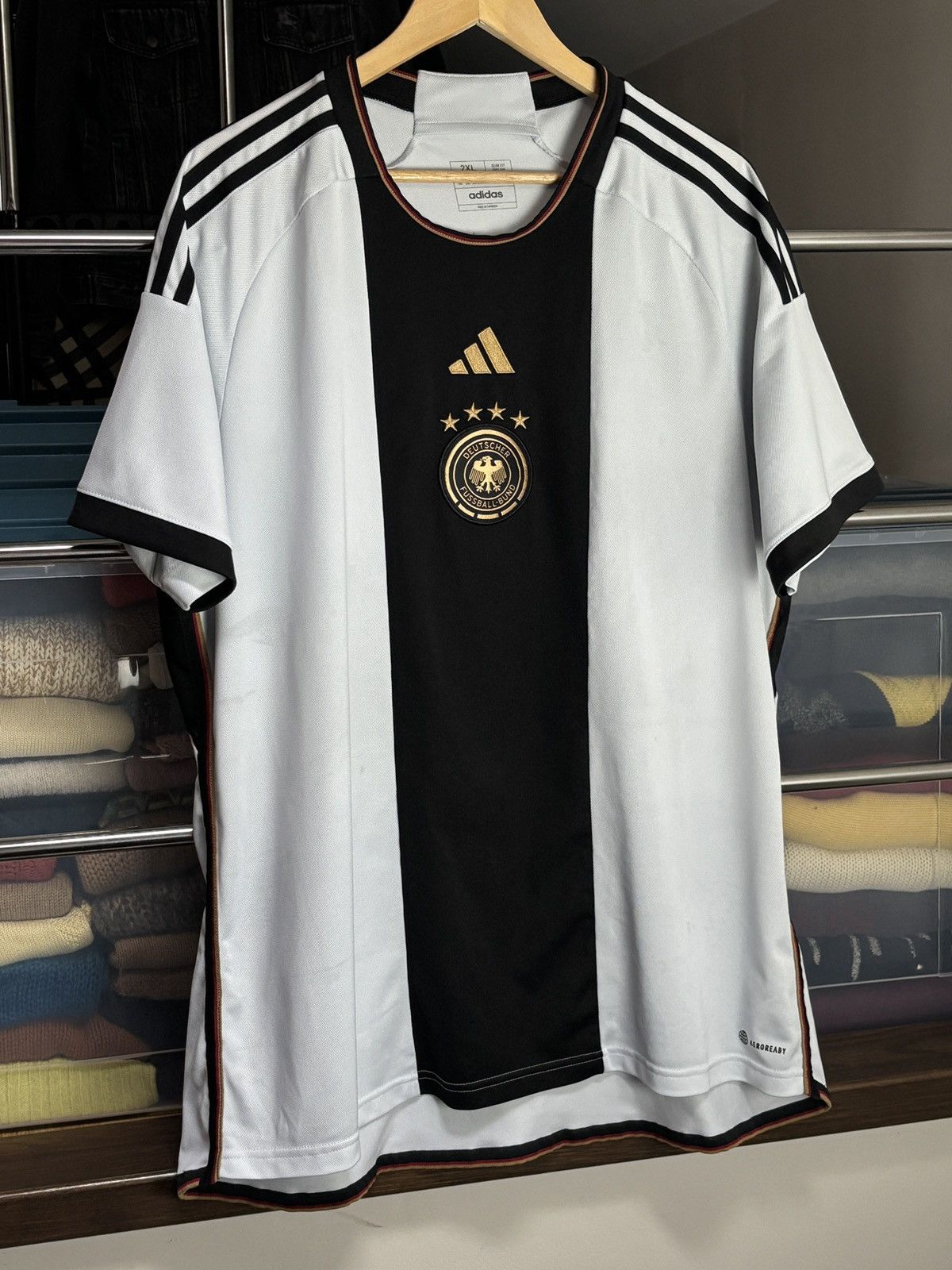Adidas Adidas Germany Soccer Football Jersey Size US XXL / EU 58 / 5 - 2 Thumbnail