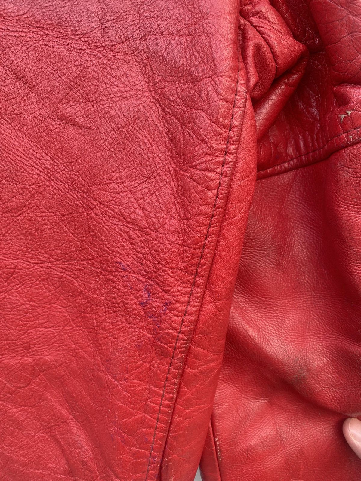 Vintage Vintage 81’ West Hill Football Leather Jacket Size US M / EU 48-50 / 2 - 20 Thumbnail