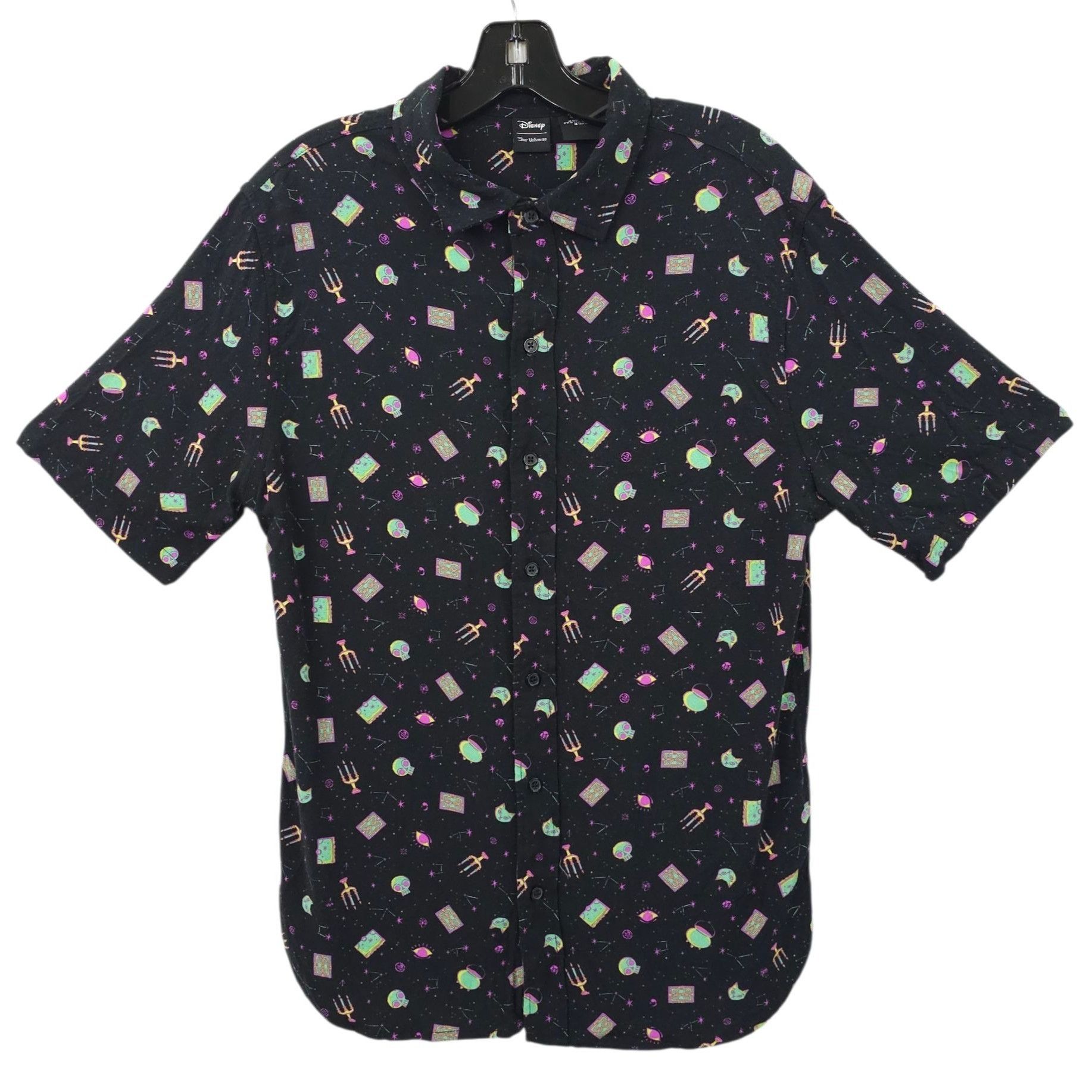 Disney Disney Hocus Pocus Button Front Woven Shirt Adult M Size US M / EU 48-50 / 2 - 1 Thumbnail