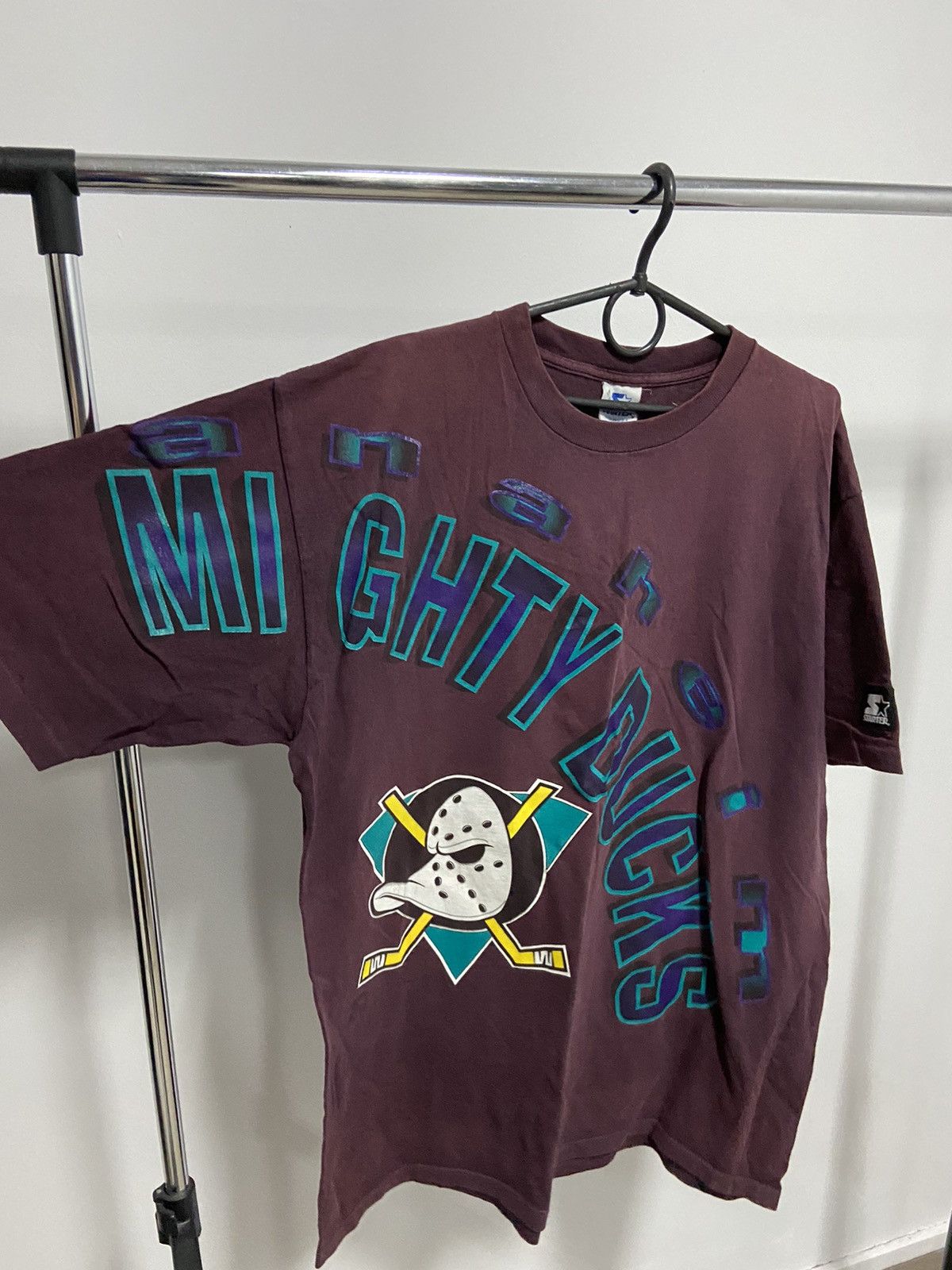 Starter × Vintage Mighty ducks big logo t shirt starter USA vintage Size US L / EU 52-54 / 3 - 2 Thumbnail