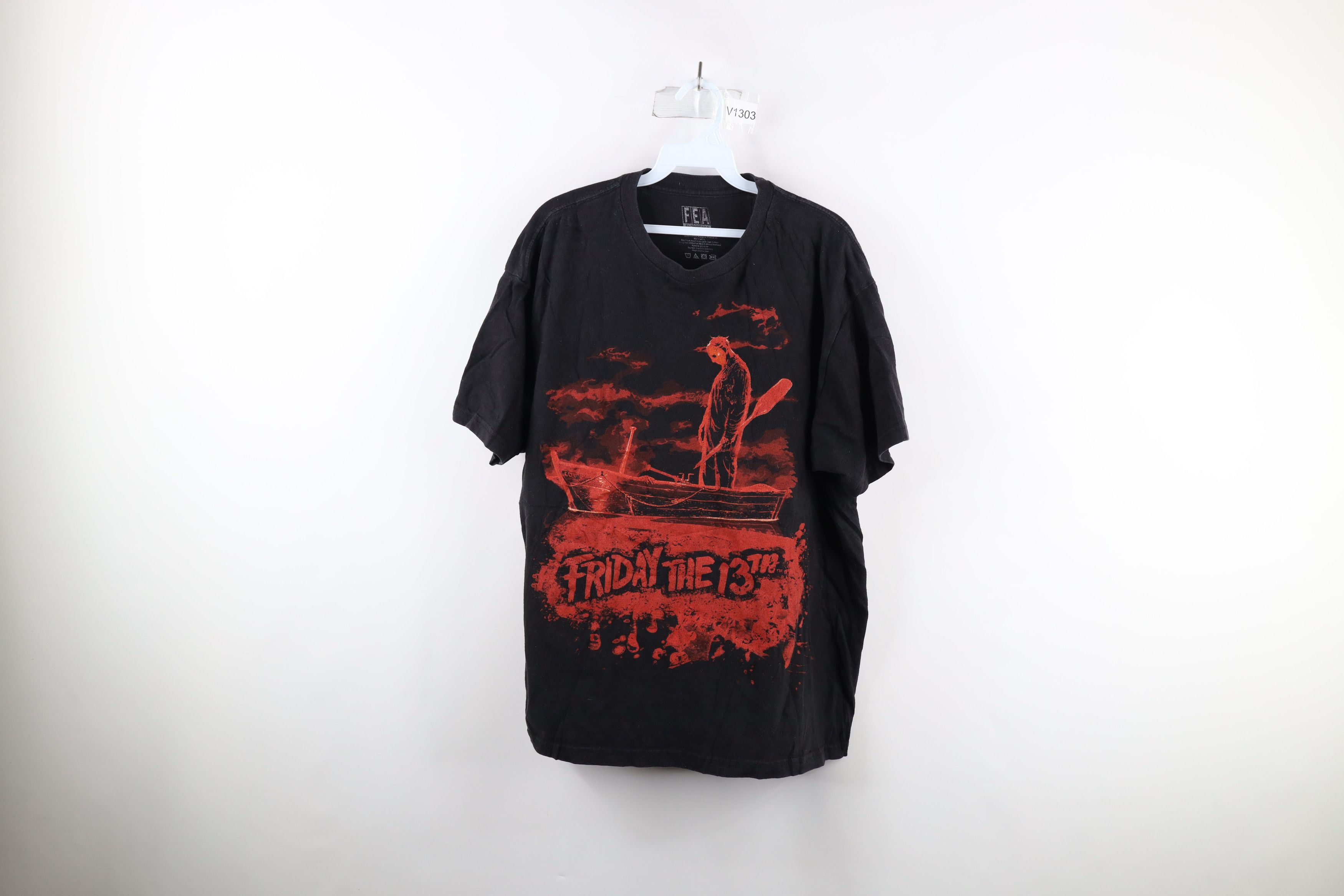 Vintage Vintage Streetwear Friday the 13th Jason Halloween T-Shirt Size US XL / EU 56 / 4 - 1 Thumbnail