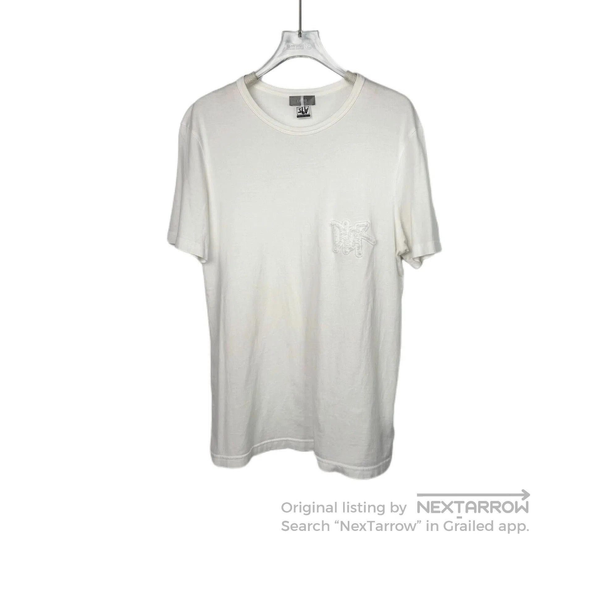 Dior dior white short sleeve t-shirt with logo. Size US M / EU 48-50 / 2 - 1 Thumbnail