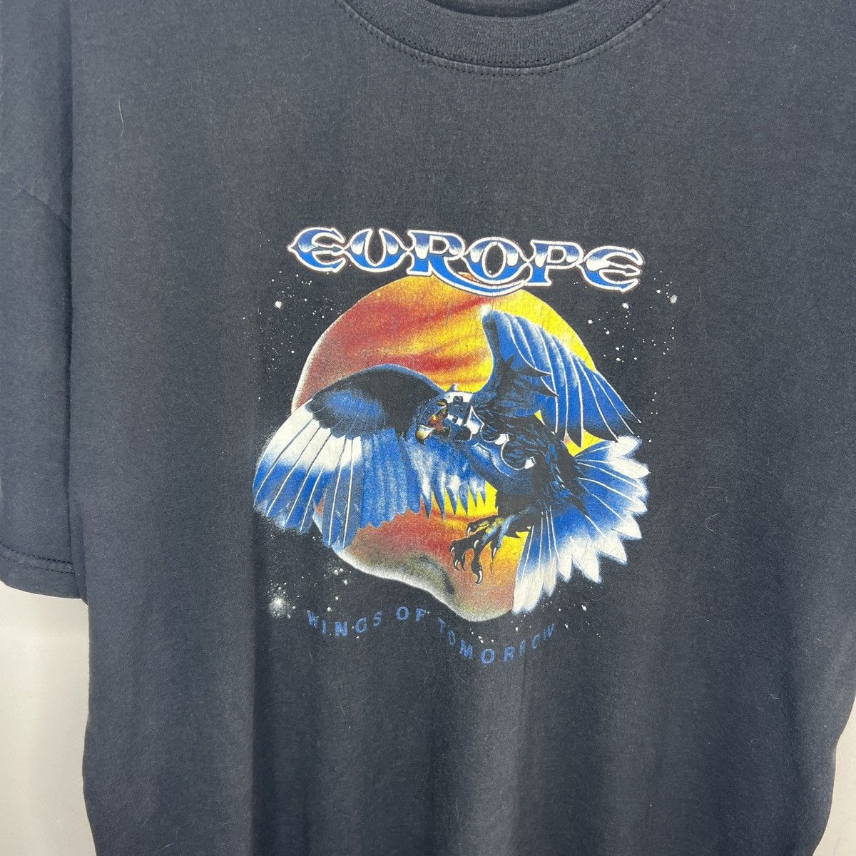 Band Tees Vintage 90s Y2K Europe Wings Of Tomorrow Tshirt Tee Black Size US XL / EU 56 / 4 - 6 Thumbnail