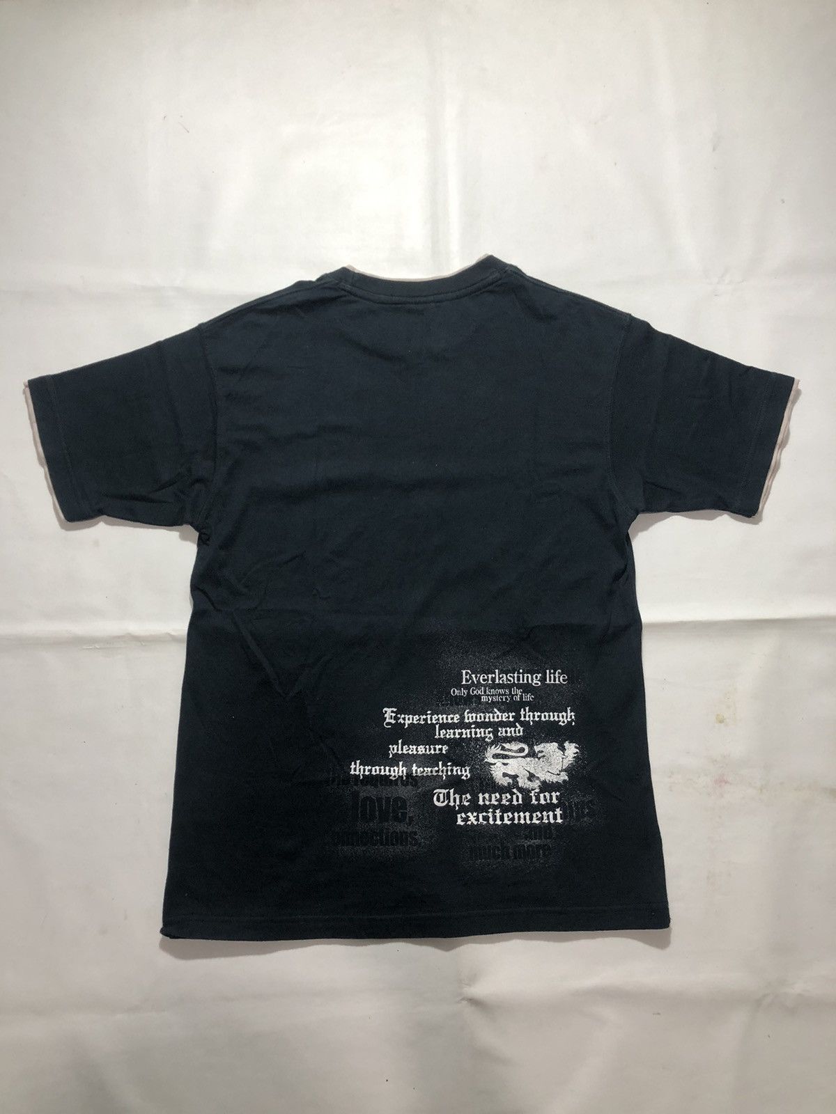If Six Was Nine Japan Gothic Poem Double Layer Rock Punk Style Size US M / EU 48-50 / 2 - 2 Thumbnail