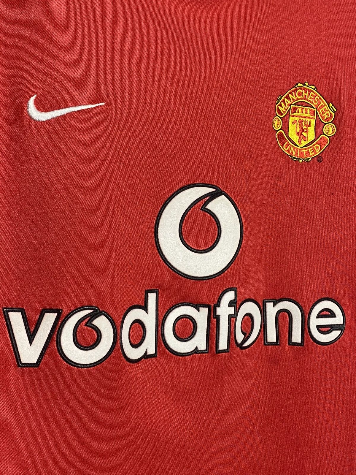 Nike Vntg Nike Manchester United Vodafone Retro Hype Jersey Size US M / EU 48-50 / 2 - 4 Thumbnail