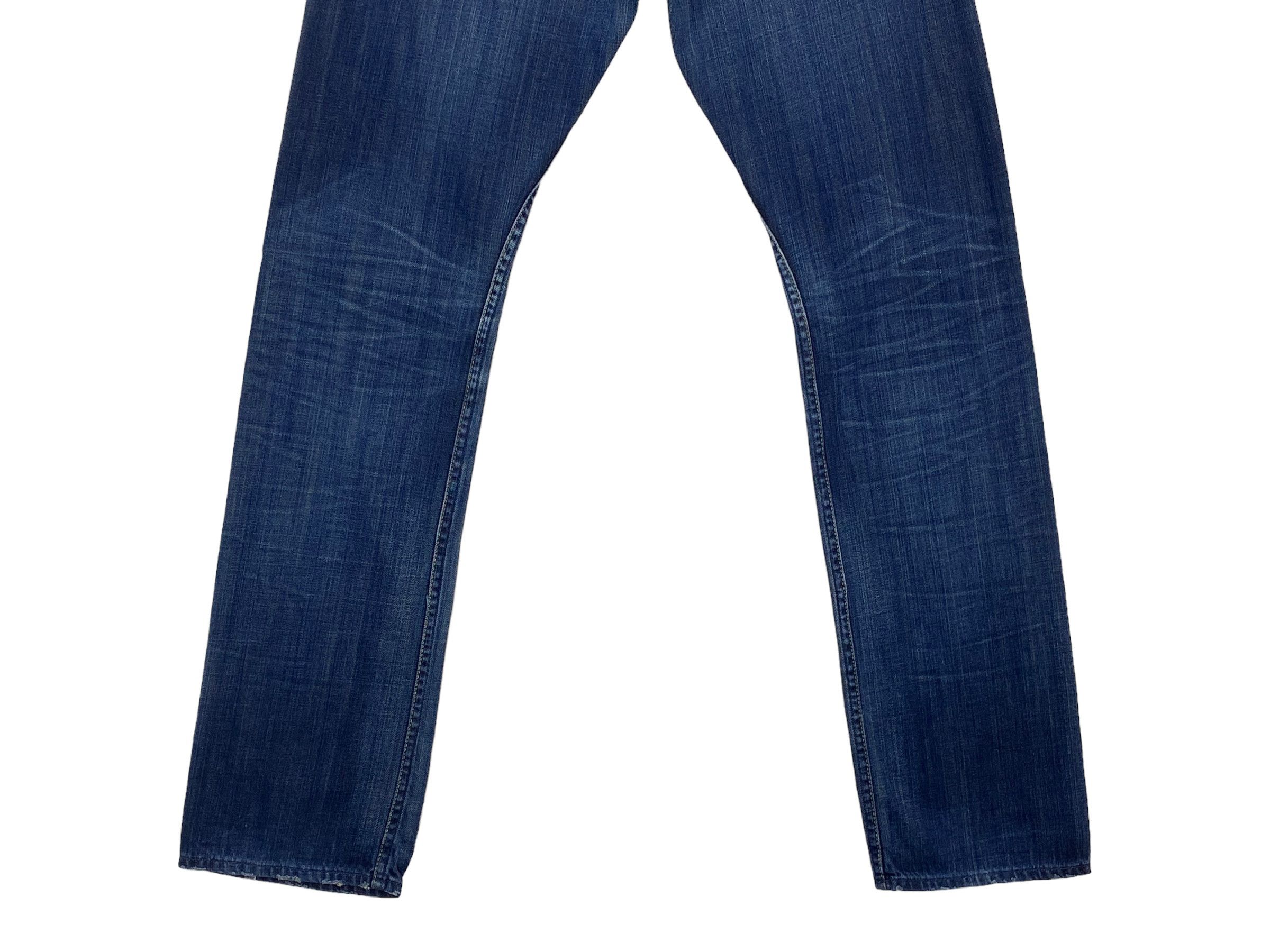 Japanese Brand Queen Low Buckle Back Jeans Size 27" / US 4 / IT 40 - 6 Thumbnail
