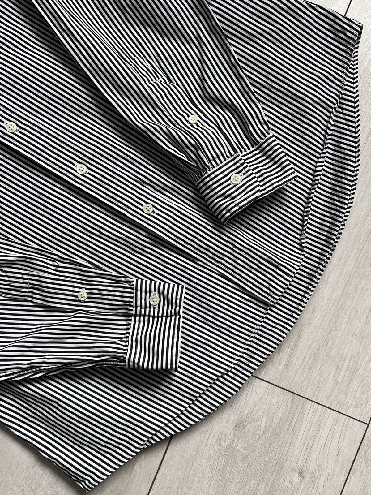 Polo Ralph Lauren Polo Ralph Lauren Vintage Stripped Shirt Size US L / EU 52-54 / 3 - 4 Thumbnail