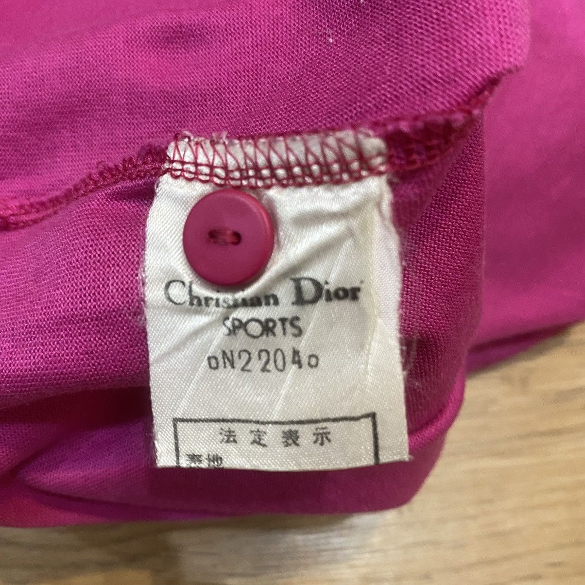 Christian Dior Monsieur Cristian Dior Sports Half Button Polo Long Sleeve Size S / US 4 / IT 40 - 15 Thumbnail