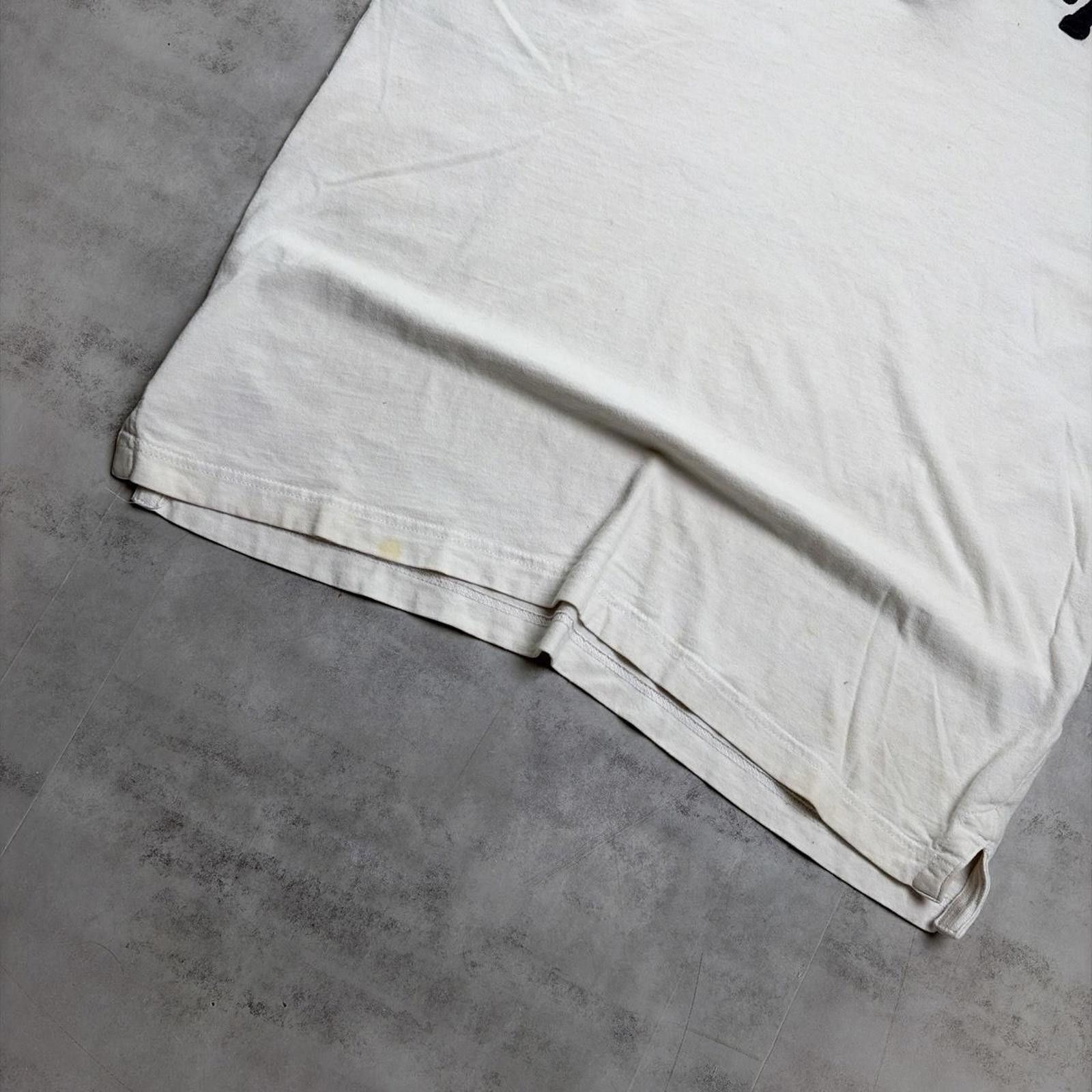 Aeropostale Y2K White Aeropostale Grunge Skater Distressed Polo Shirt Size US L / EU 52-54 / 3 - 4 Thumbnail