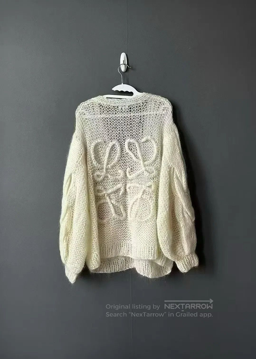 Loewe Loewe Mohair V-Neck Loose Cardigan. Size S / US 4 / IT 40 - 2 Thumbnail