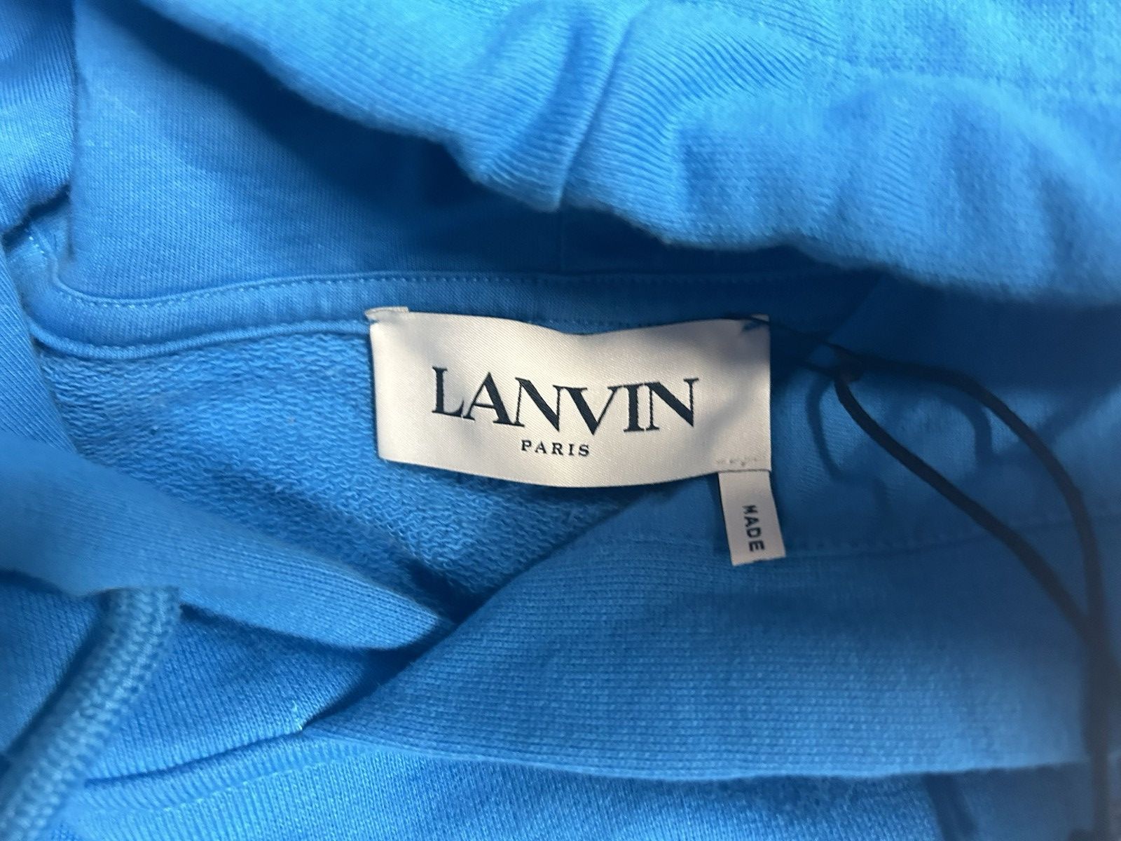 Lanvin Blue lanvin hoodie Size US L / EU 52-54 / 3 - 2 Thumbnail