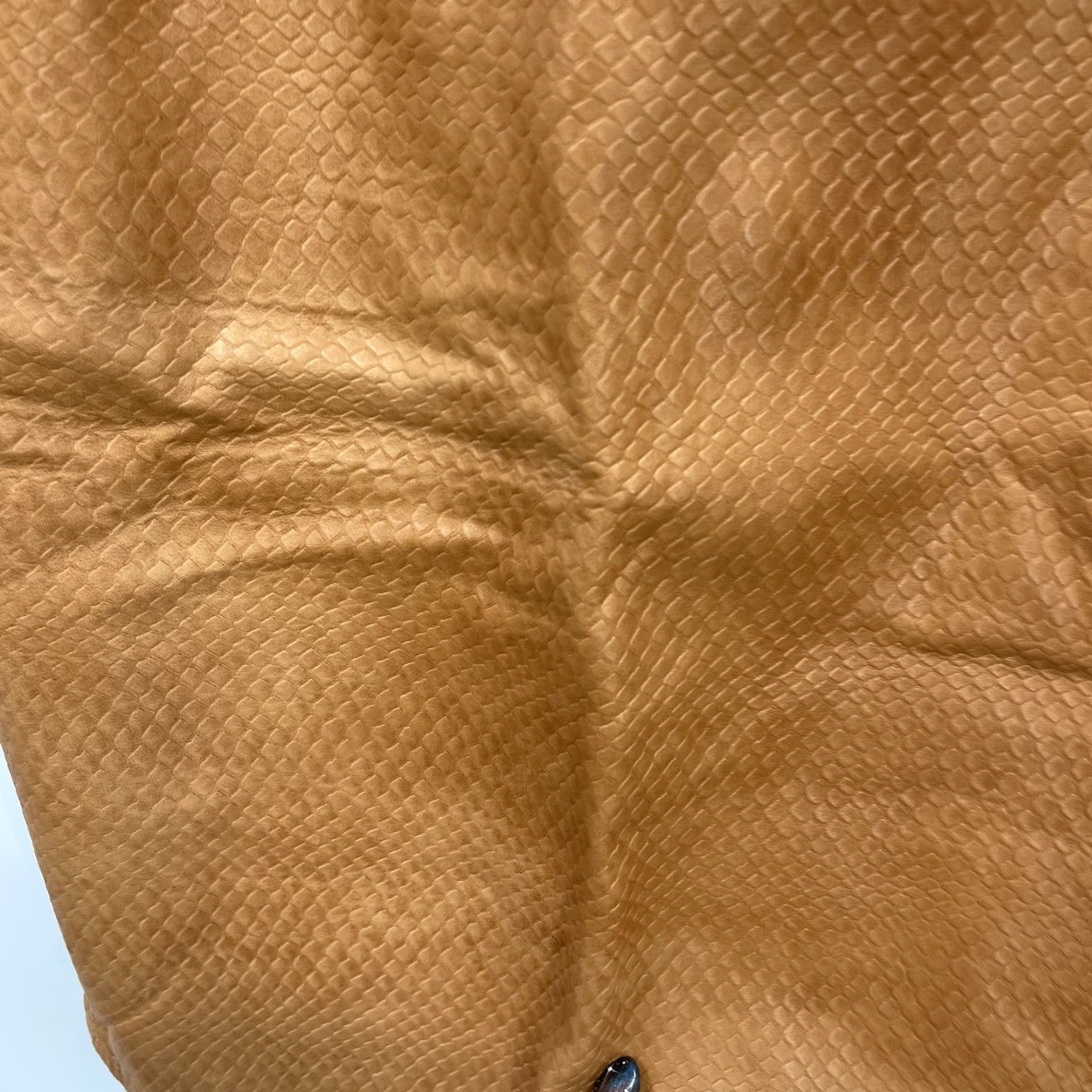 Vintage Vakko Skirt Womens 8 Brown Leather Mini Pencil Solid 90s Bohemian Size 30" / US 8 / IT 44 - 7 Thumbnail