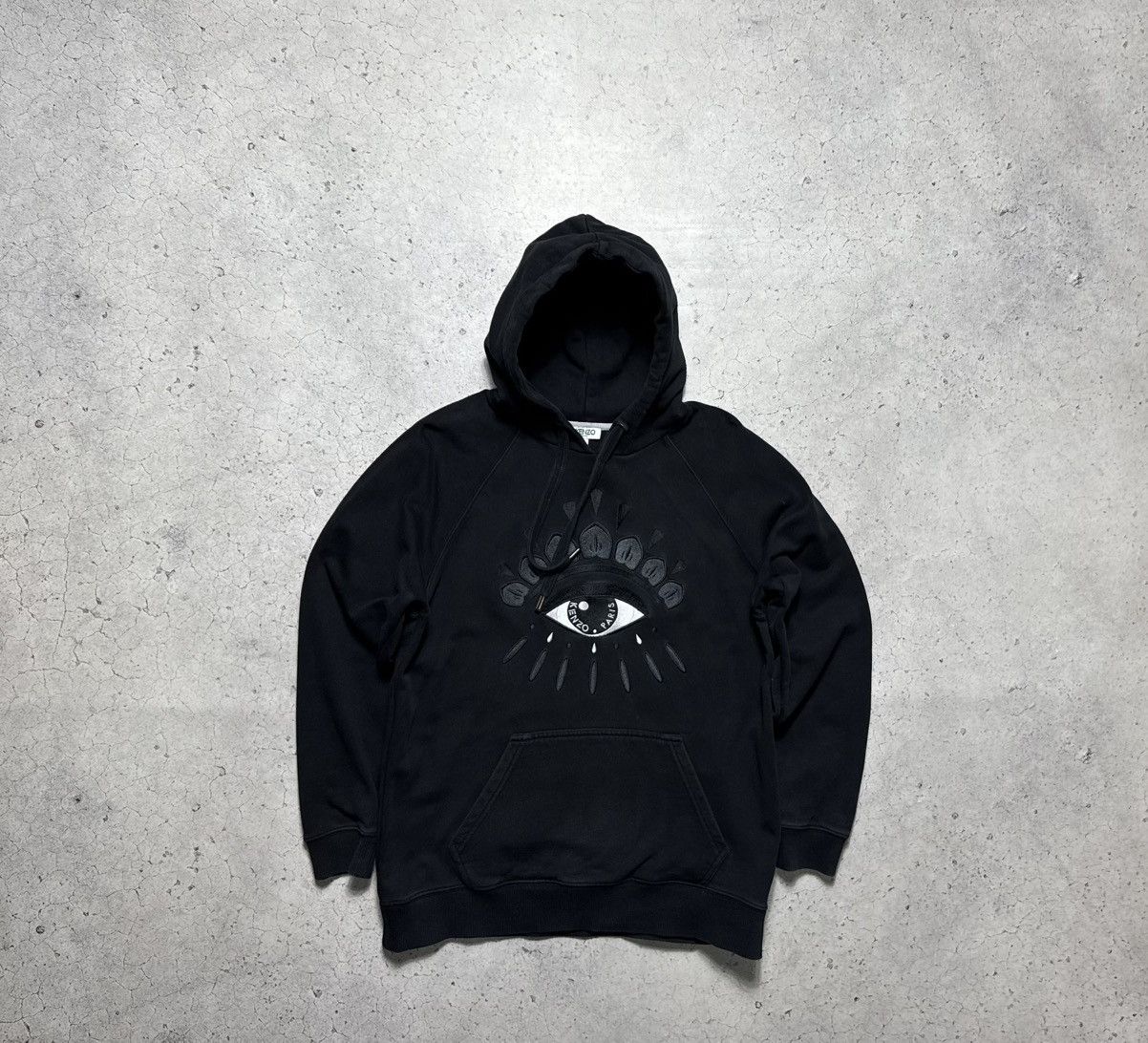 Kenzo Paris Eye Hoodie Big Logo Luxury
