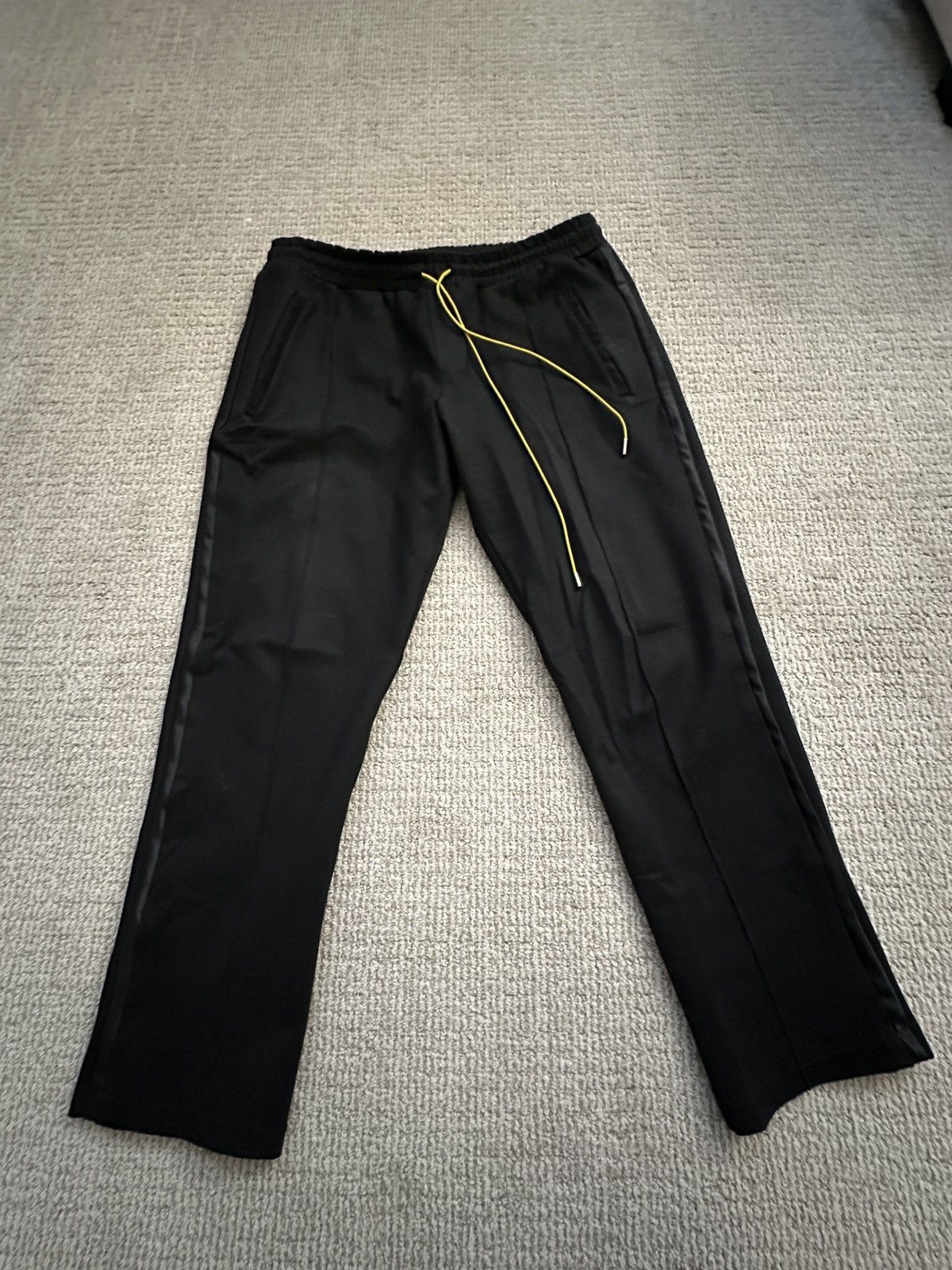 Rhude RHUDE Men’s Traxedo Pants Classic Black Size US 33 - 1 Thumbnail