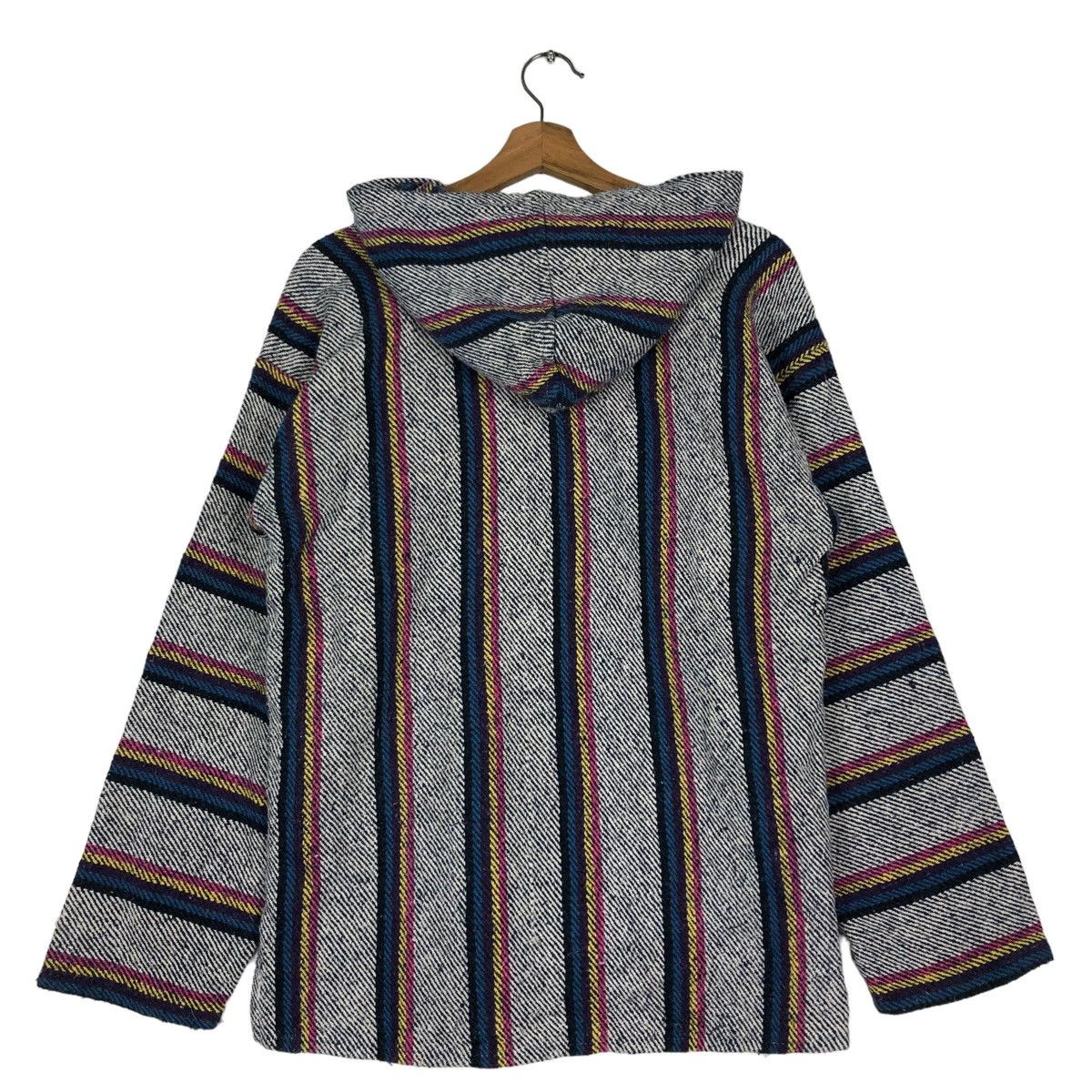 Japanese Brand 🔥VINTAGE PULL OVER WOOL JACKET SAN PATRICIO ISSEY MIYAKE Size US L / EU 52-54 / 3 - 8 Thumbnail