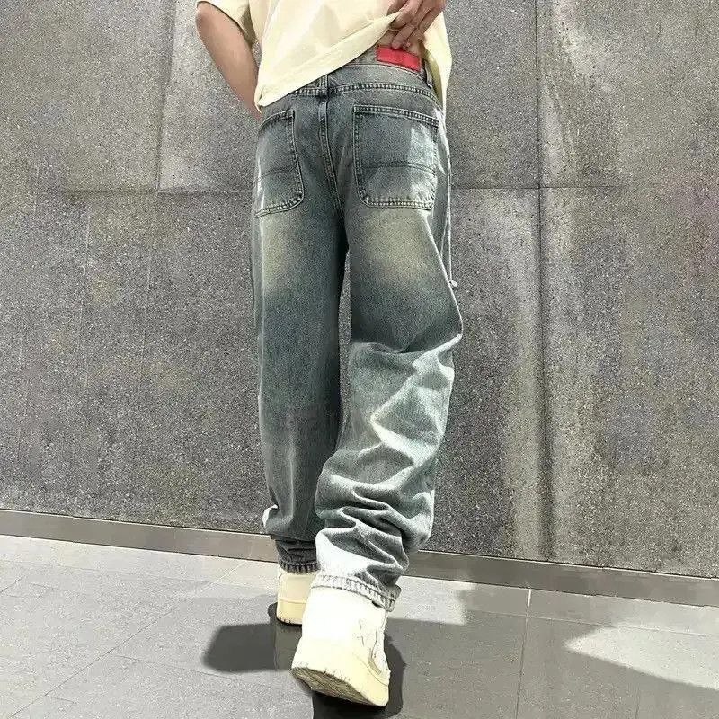 Japanese Brand Torn Jeans High Quaity Broken Holes Male Pants Size US 32 / EU 48 - 4 Thumbnail