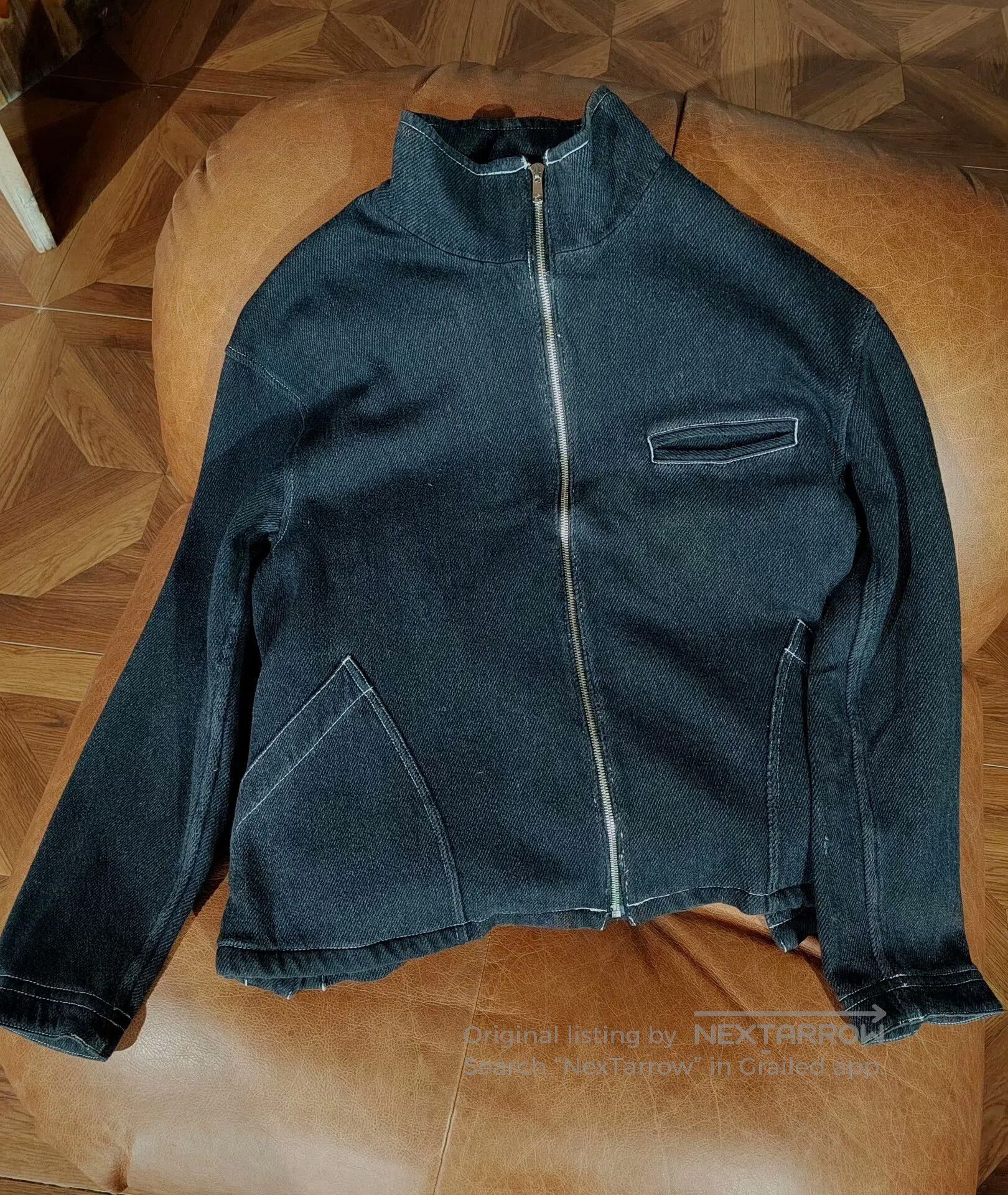 Soe Black Denim Jacket by Designer Brand. Size US M / EU 48-50 / 2 - 1 Thumbnail